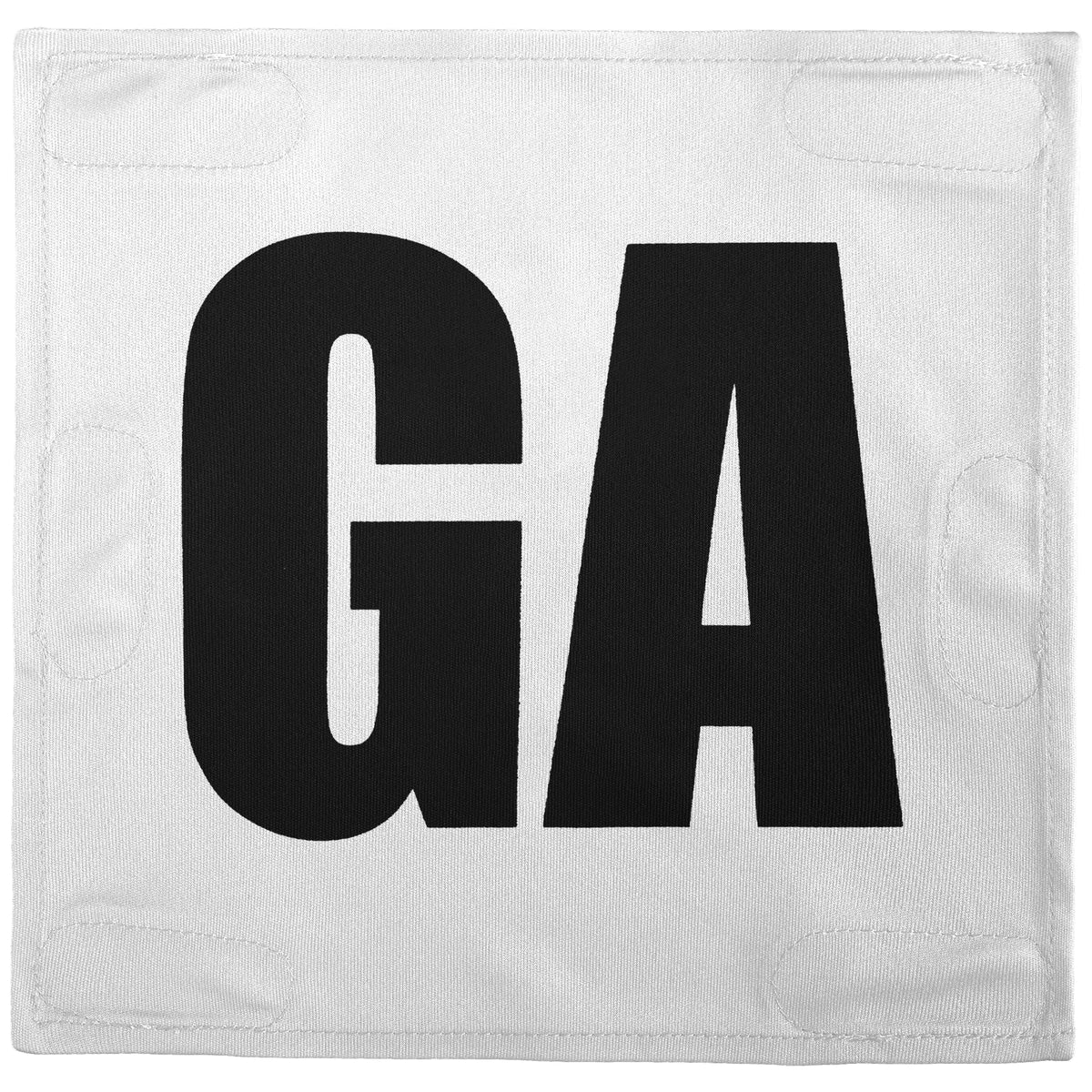Netball Velcro Patches Set White &amp; Black