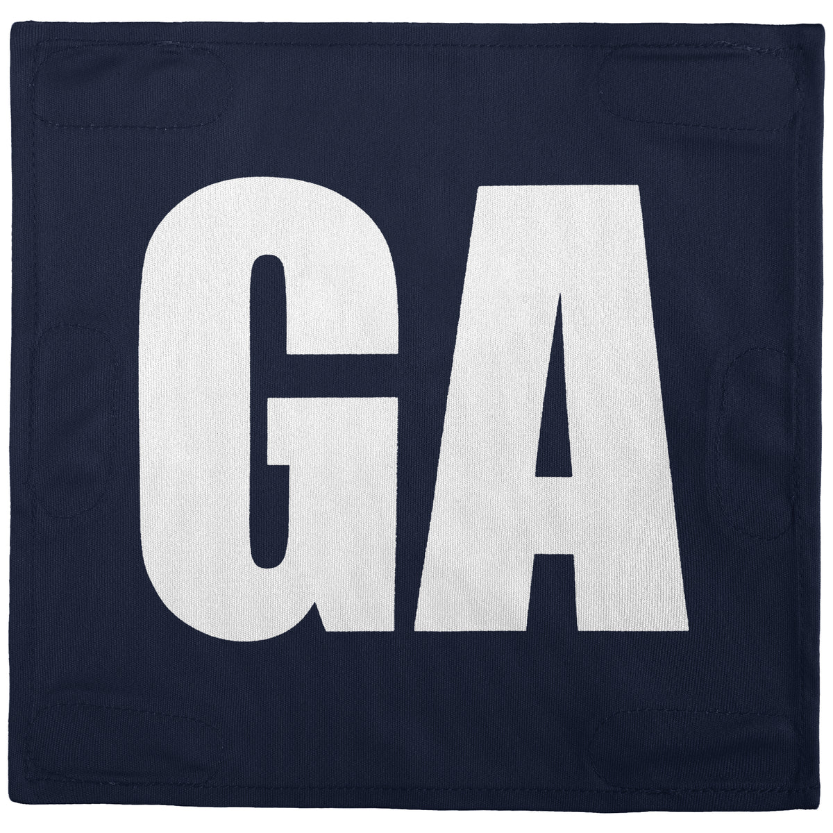 Netball Velcro Patches Set Navy &amp; White