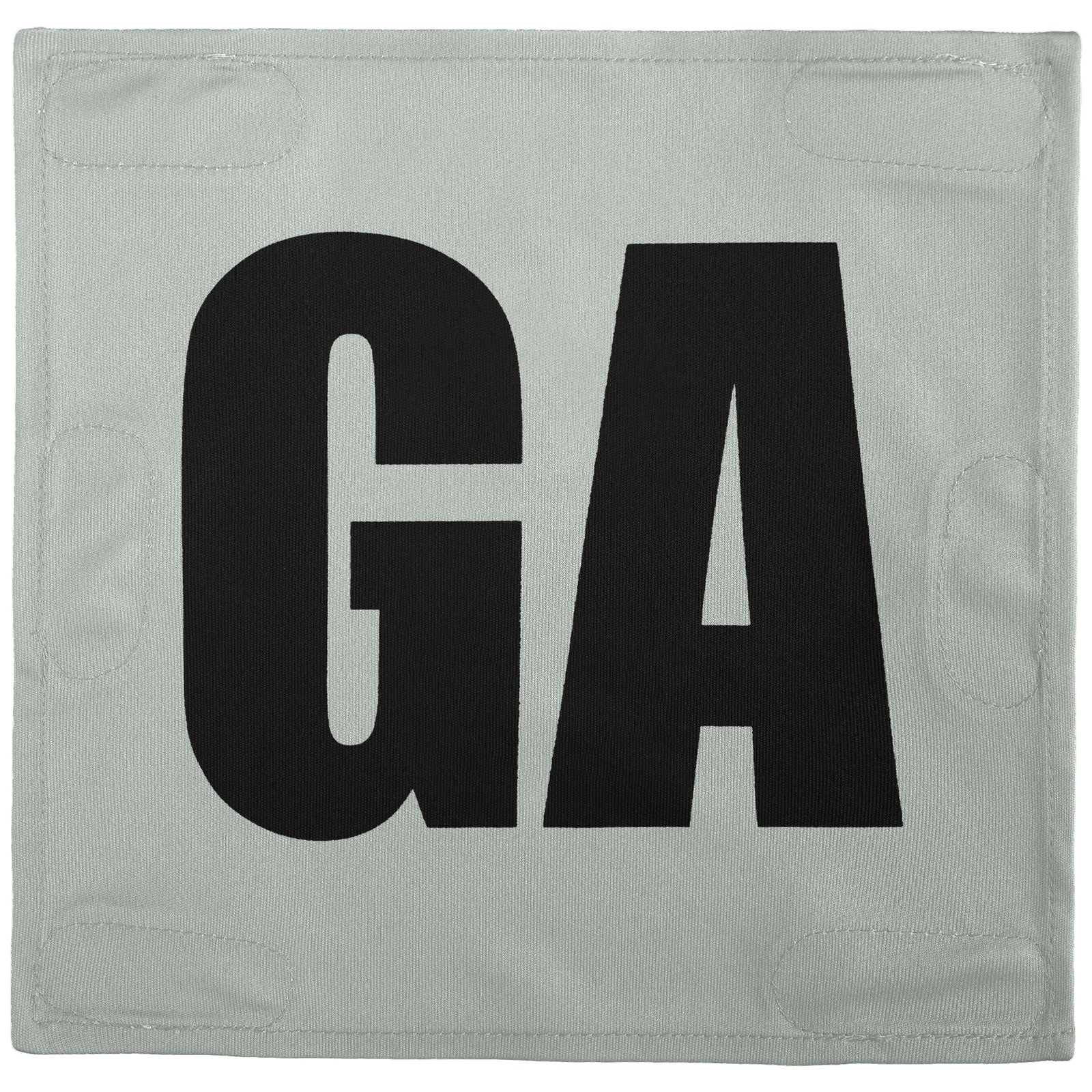 Netball Velcro Patches Set Gray & Black