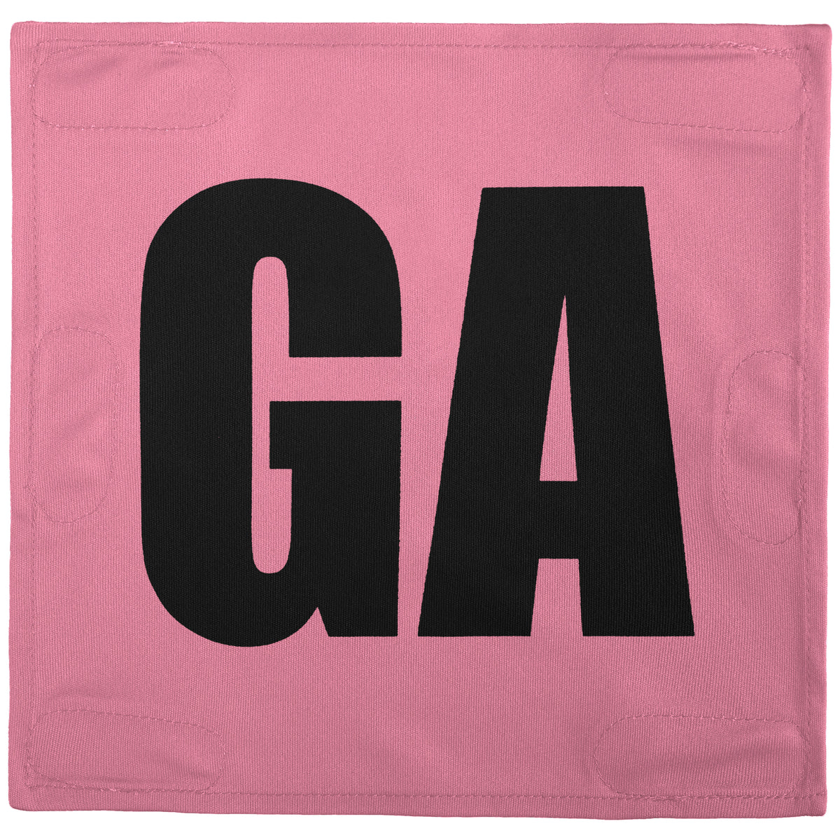 Netball Velcro Patches Set Light Pink &amp; Black