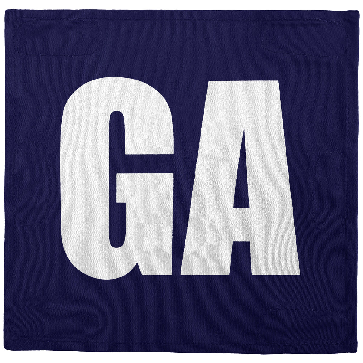 Netball Velcro Patches Set Dark Blue &amp; White