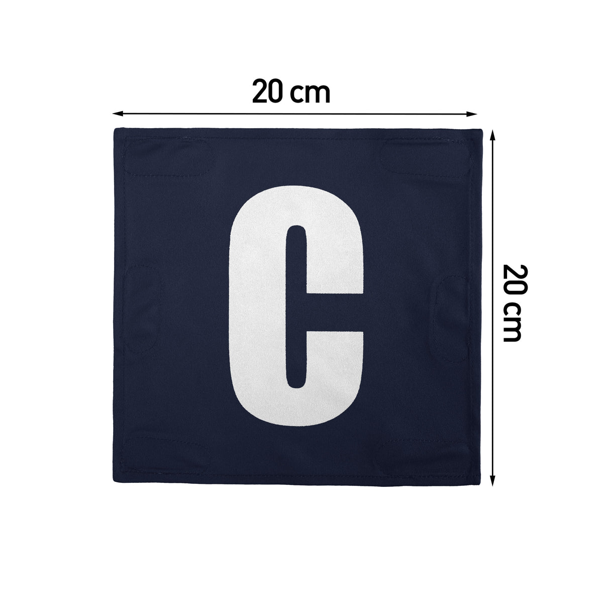 Netball Velcro Patches Set Navy &amp; White