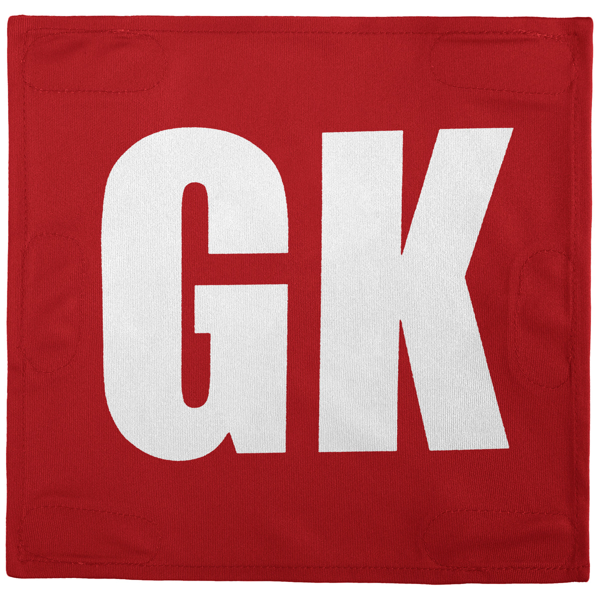 Netball Velcro Patches Set Red &amp; White