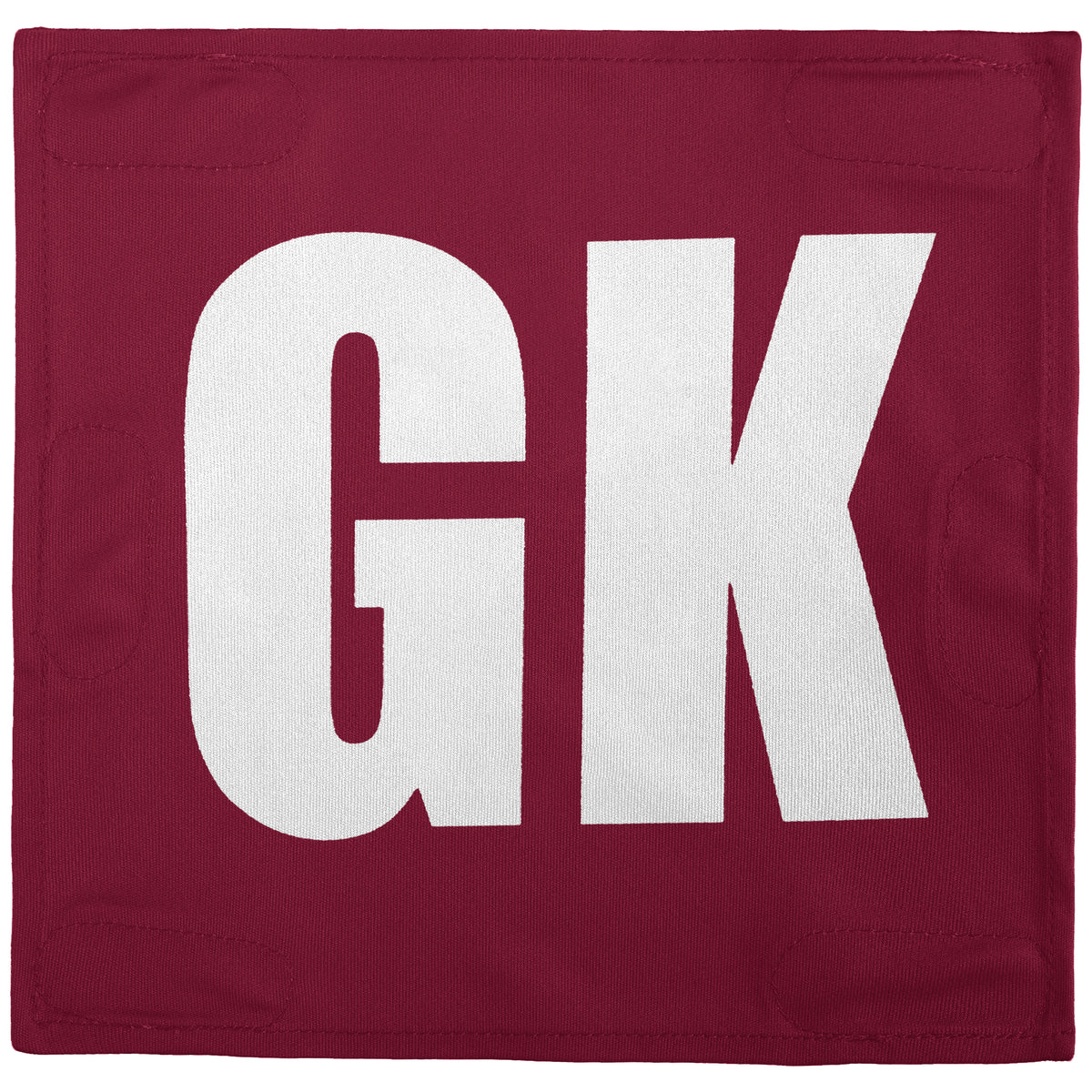 Netball Velcro Patches Set Crimson &amp; White