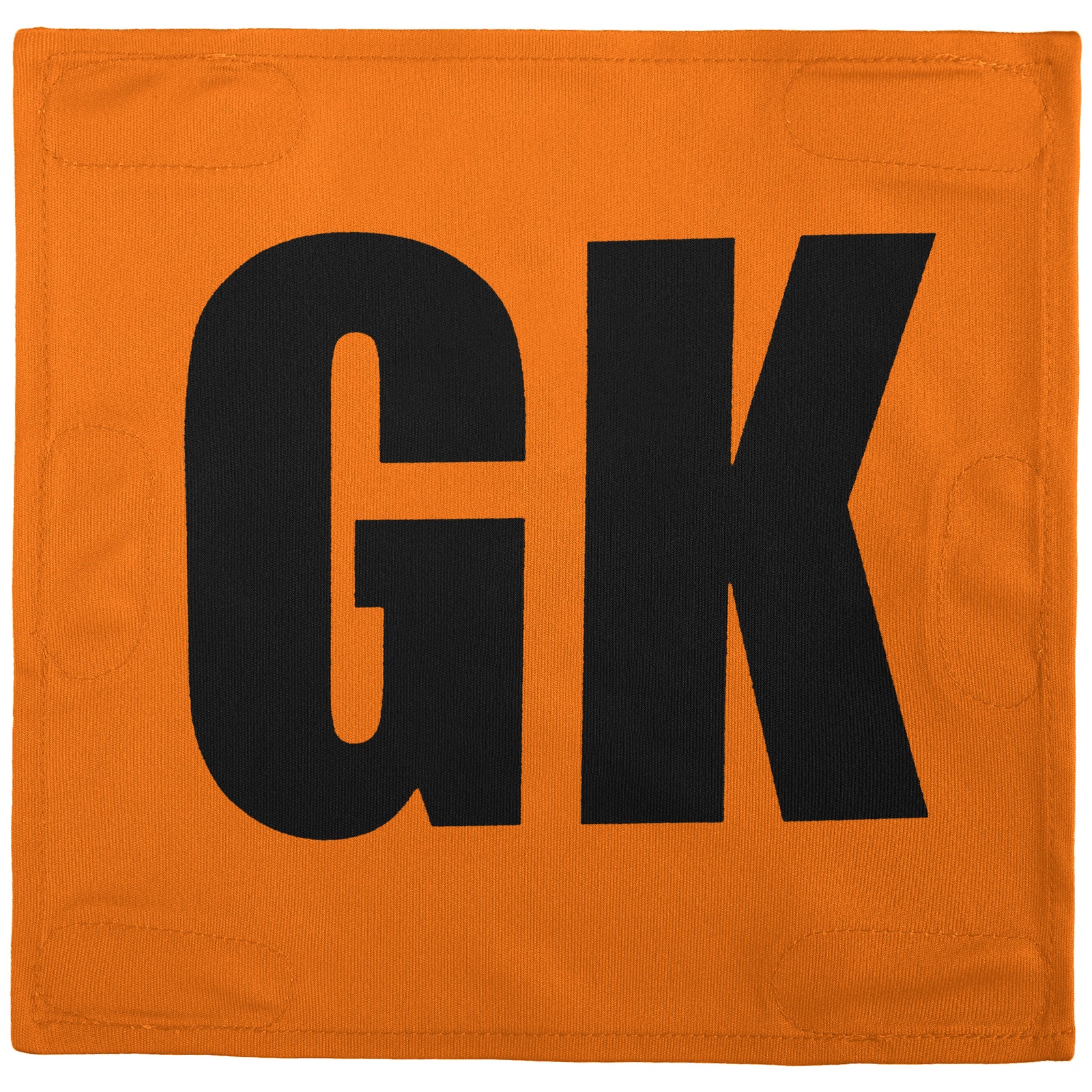 Netball Velcro Patches Set Orange & Black