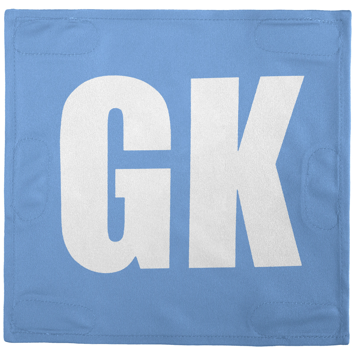 Netball Velcro Patches Set Light Blue &amp; White