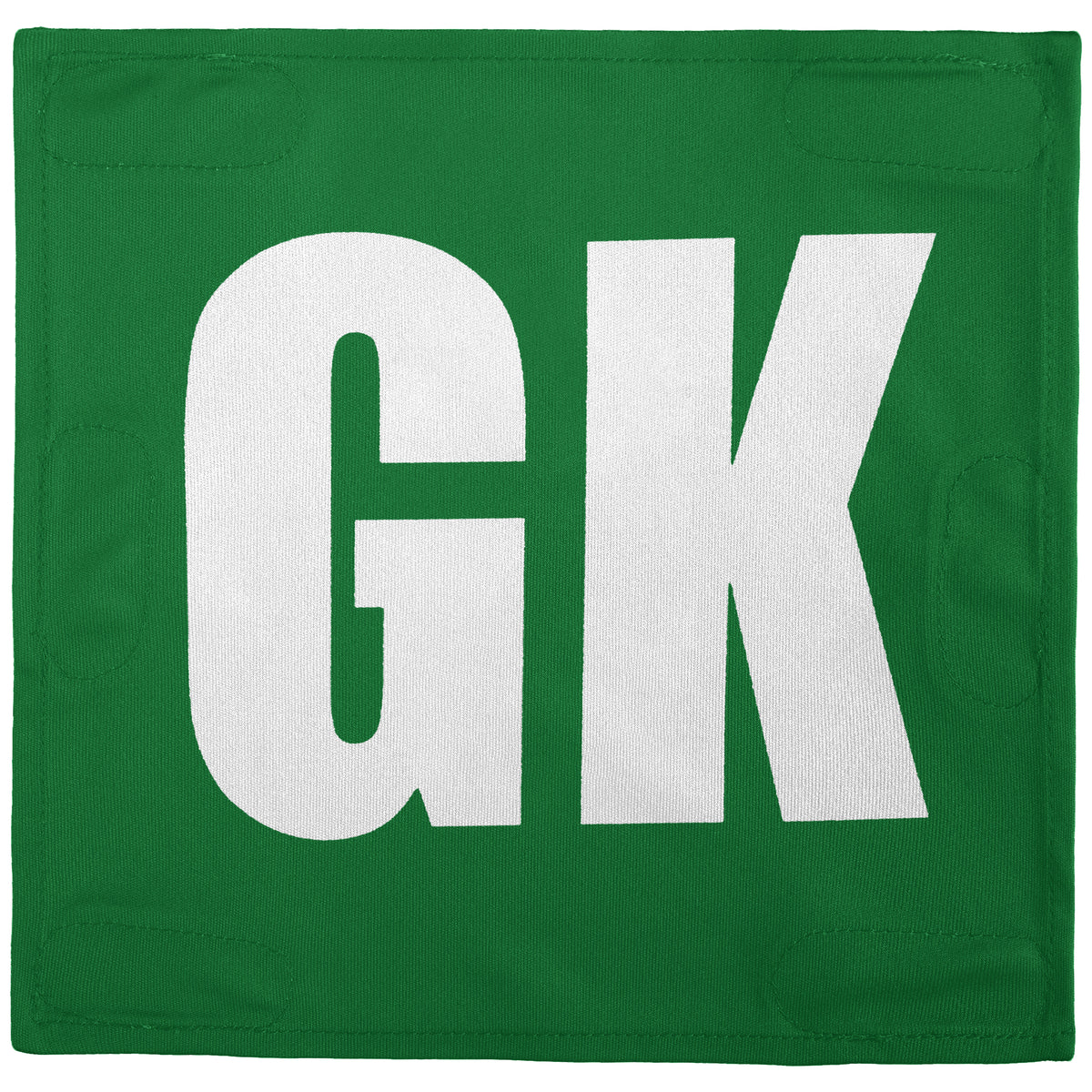 Netball Velcro Patches Set Kelly Green &amp; White