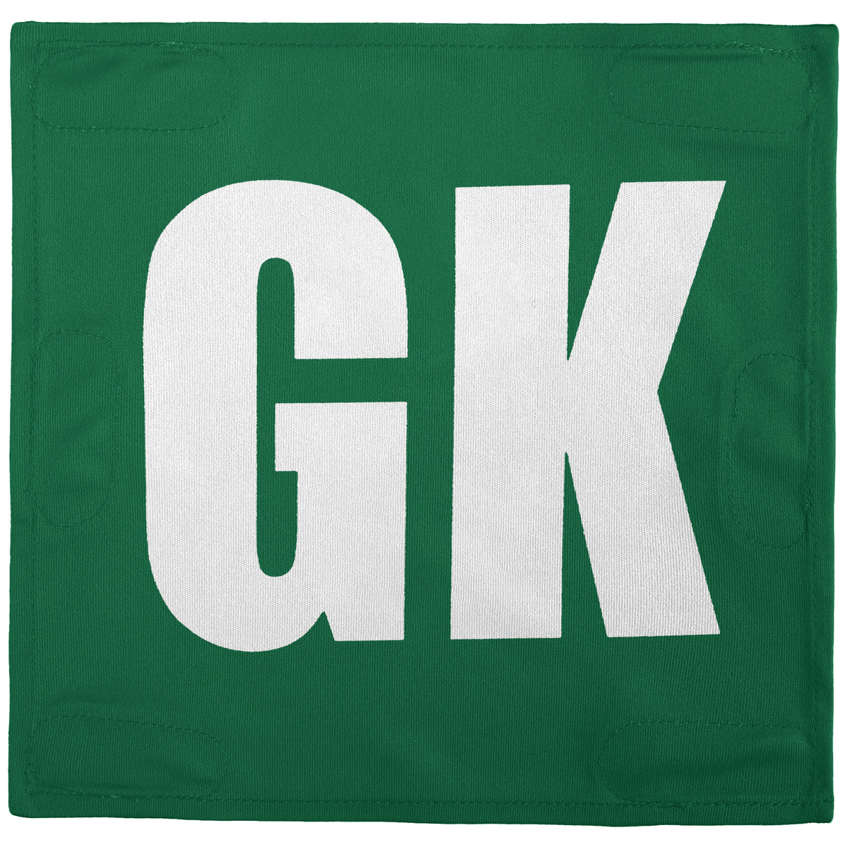 Netball Velcro Patches Set Kelly Green &amp; White