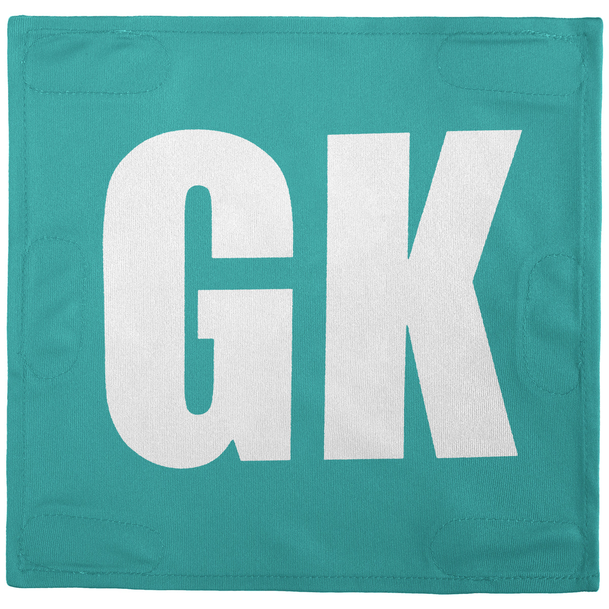 Netball Velcro Patches Set Teal &amp; White
