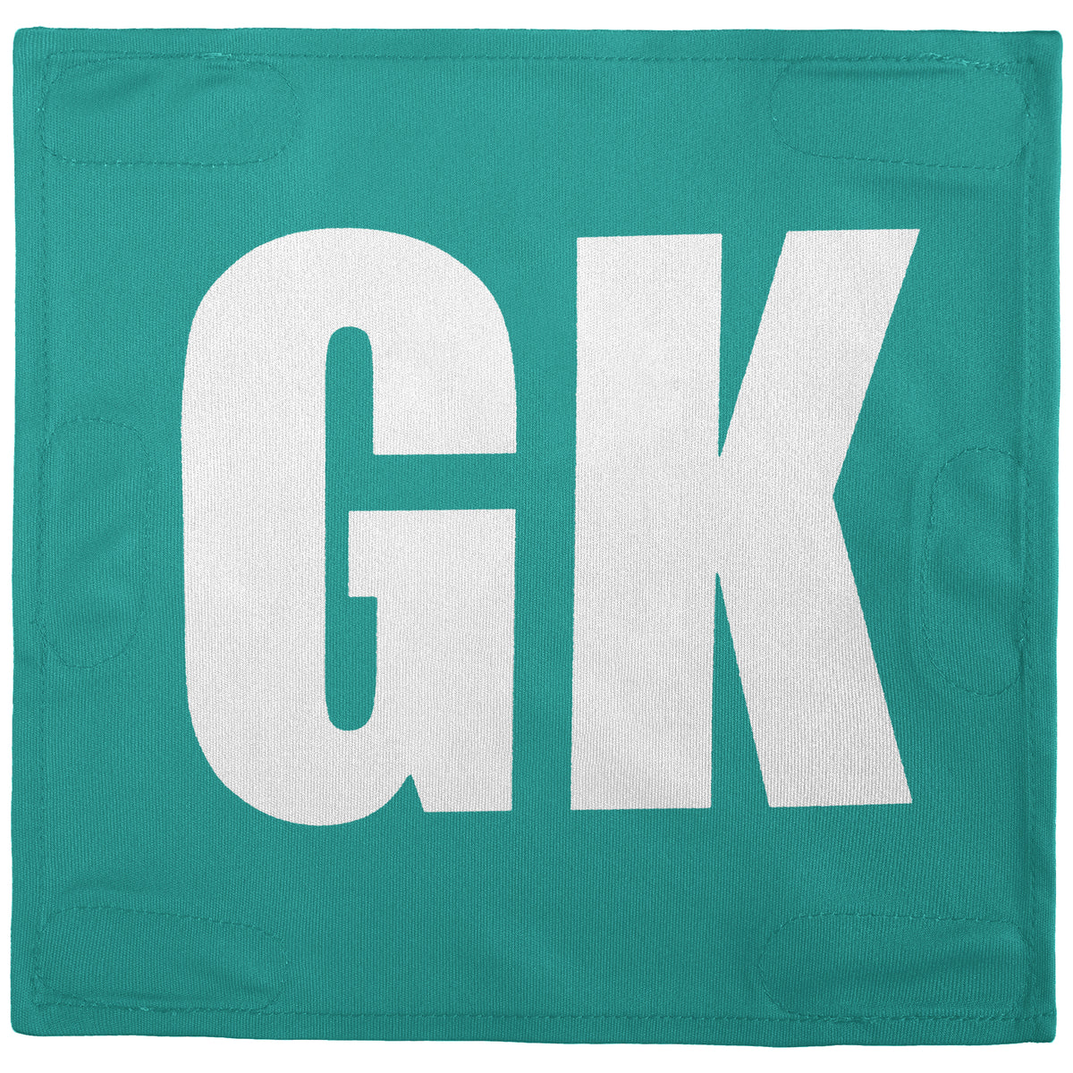 Netball Velcro Patches Set Aqua &amp; White