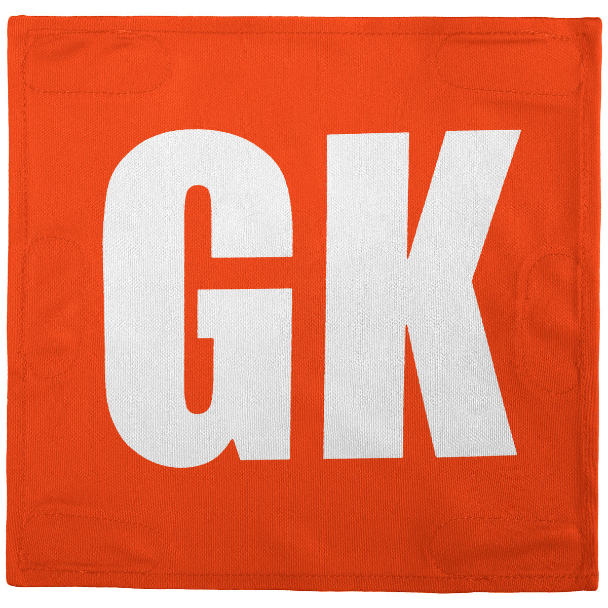 Netball Velcro Patches Set Orange &amp; White