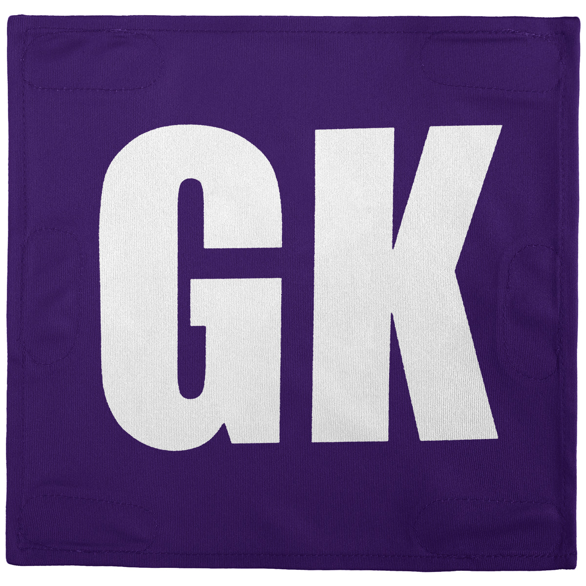 Netball Velcro Patches Set Purple &amp; White