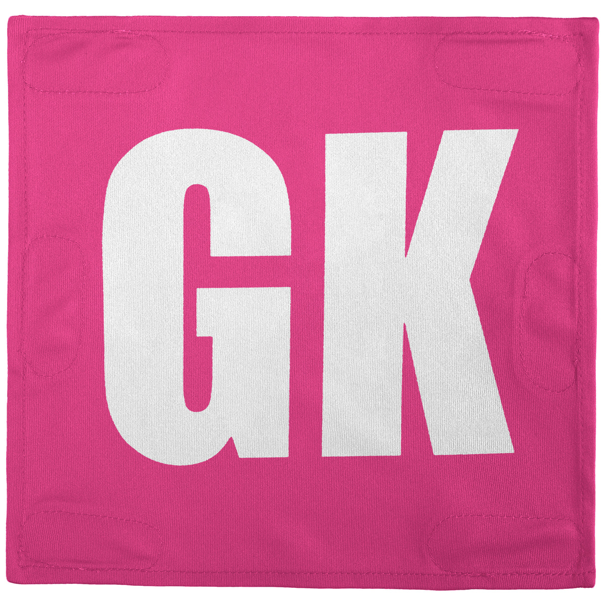 Netball Velcro Patches Set Pink &amp; White