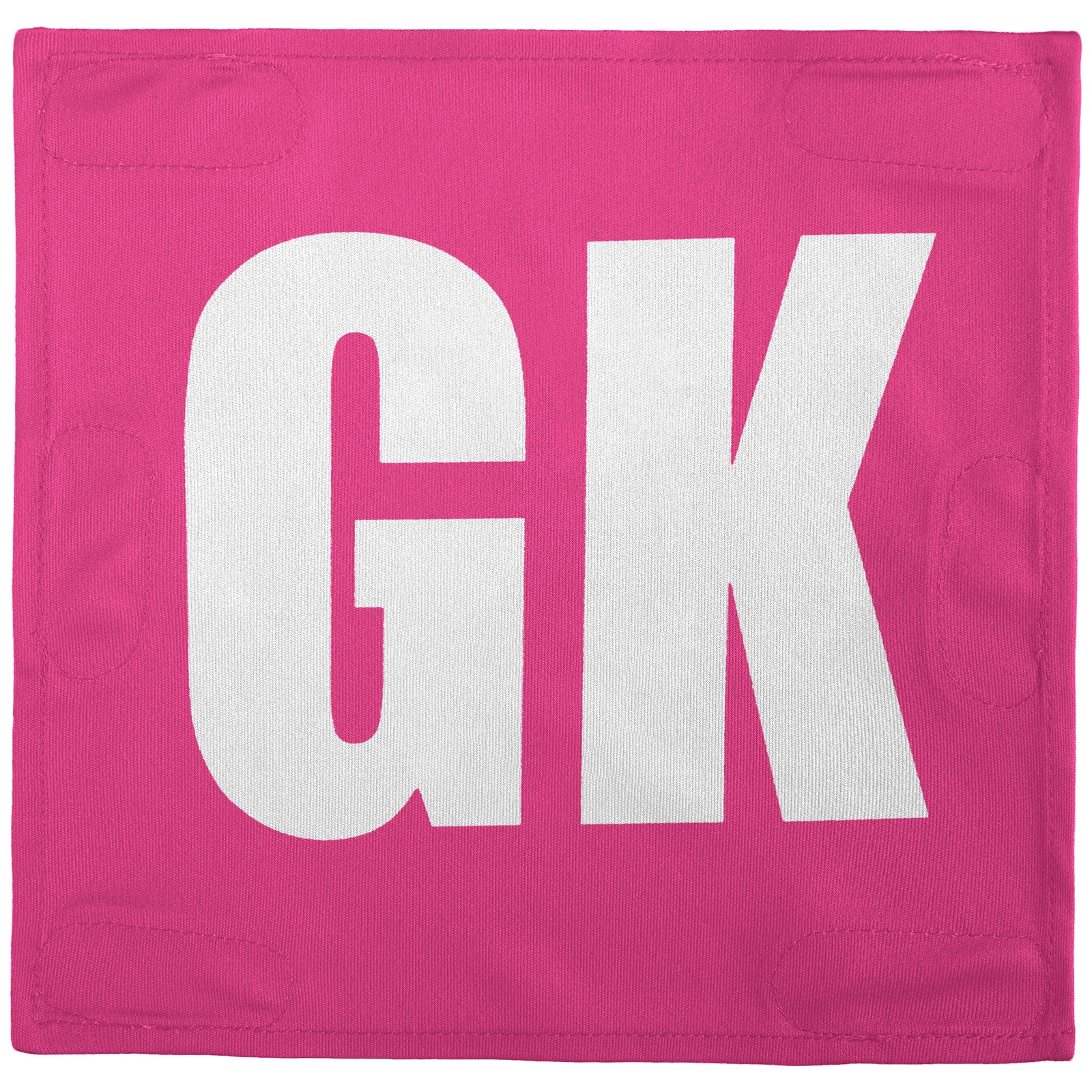 Netball Velcro Patches Set Pink & White