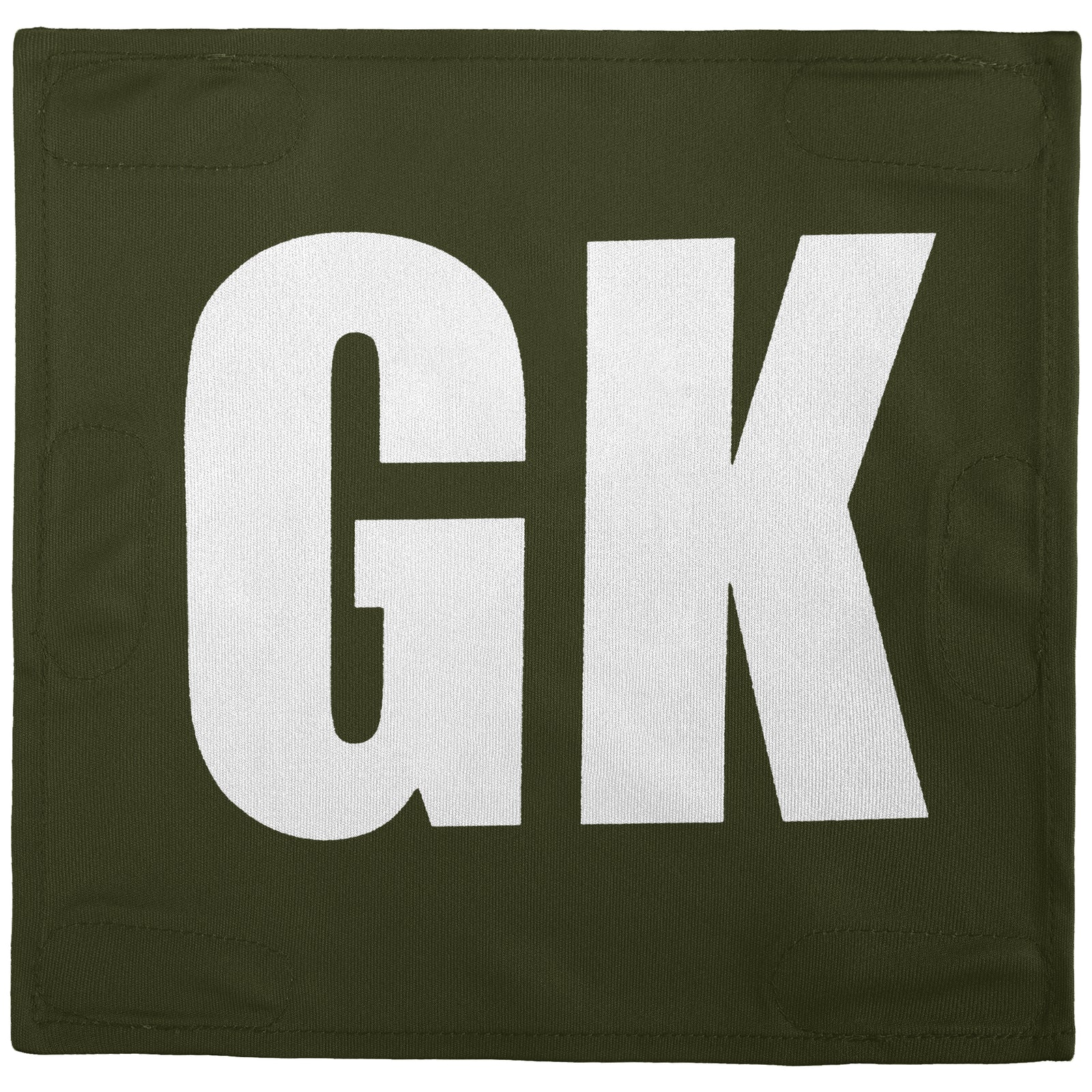 Netball Velcro Patches Set Olive & White