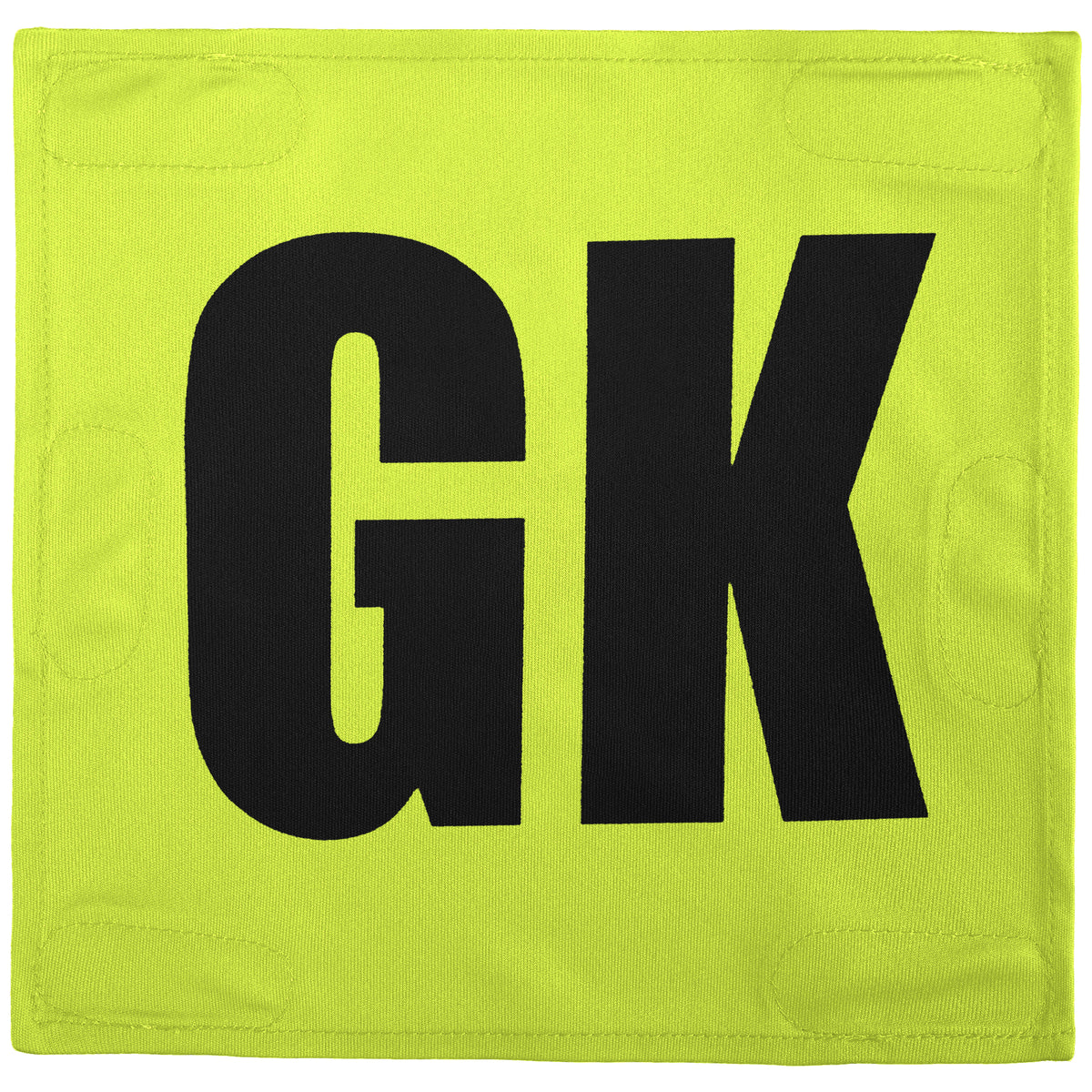Netball Velcro Patches Set Fluorescent Green &amp; Black