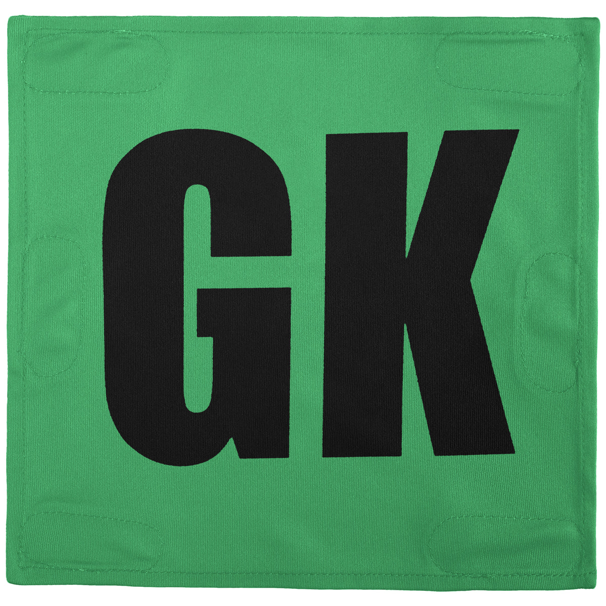 Netball Velcro Patches Set Neon Green &amp; Black