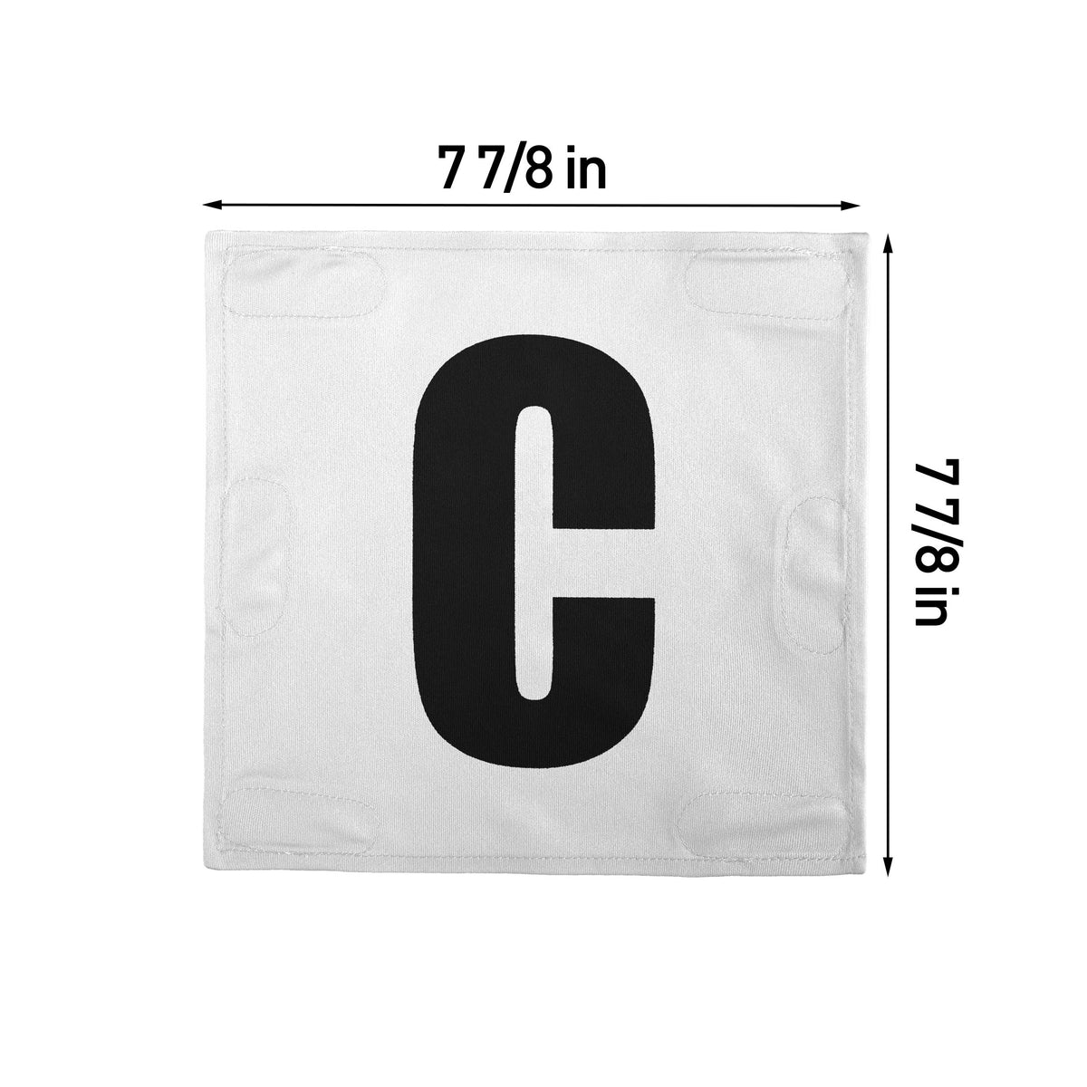 Netball Velcro Patches Set White &amp; Black