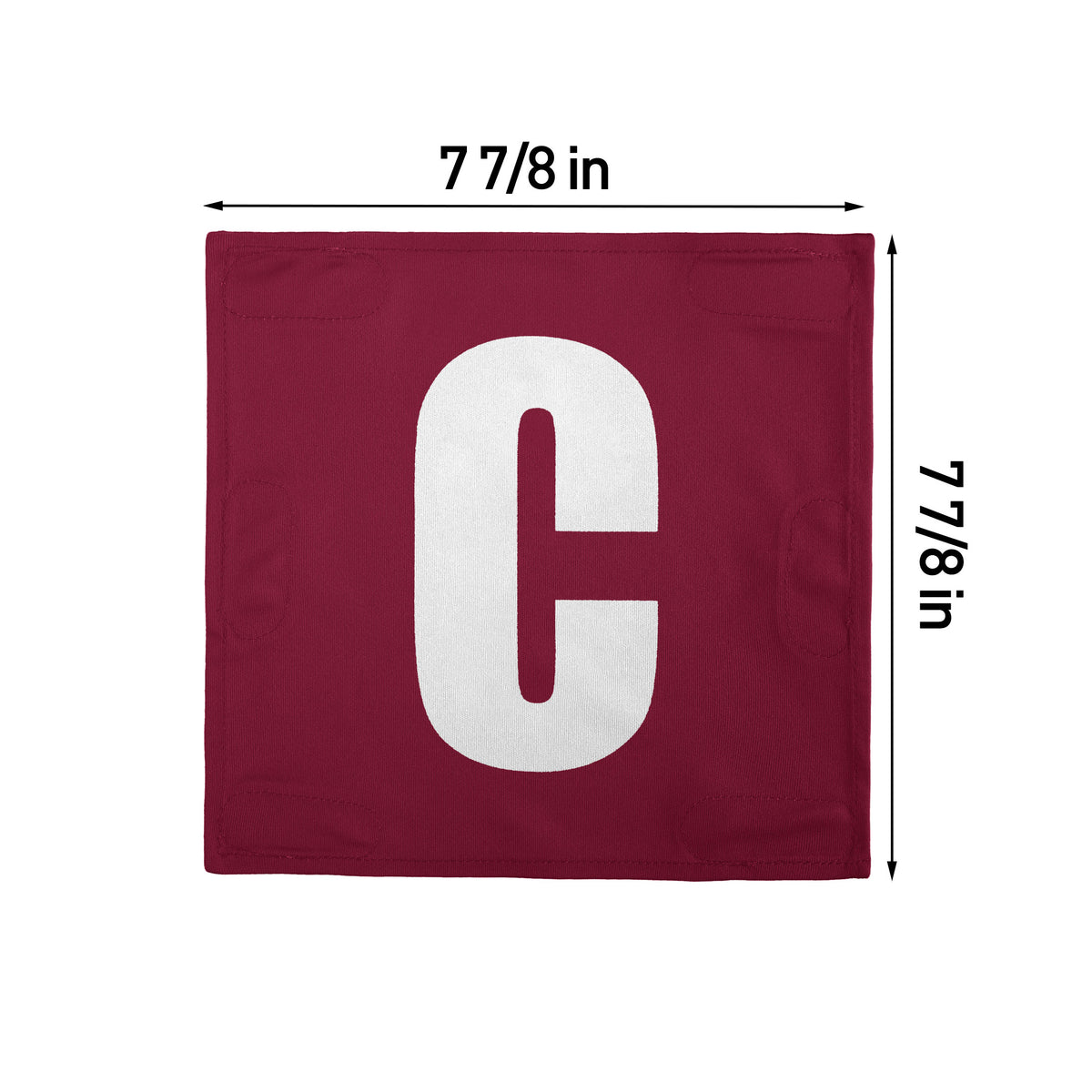 Netball Velcro Patches Set Crimson &amp; White