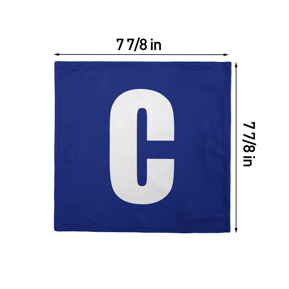 Netball Velcro Patches Set Royal Blue &amp; White