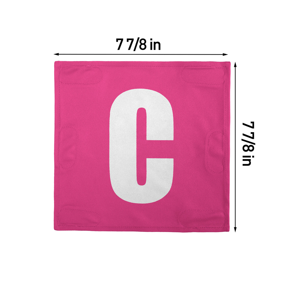 Netball Velcro Patches Set Pink &amp; White