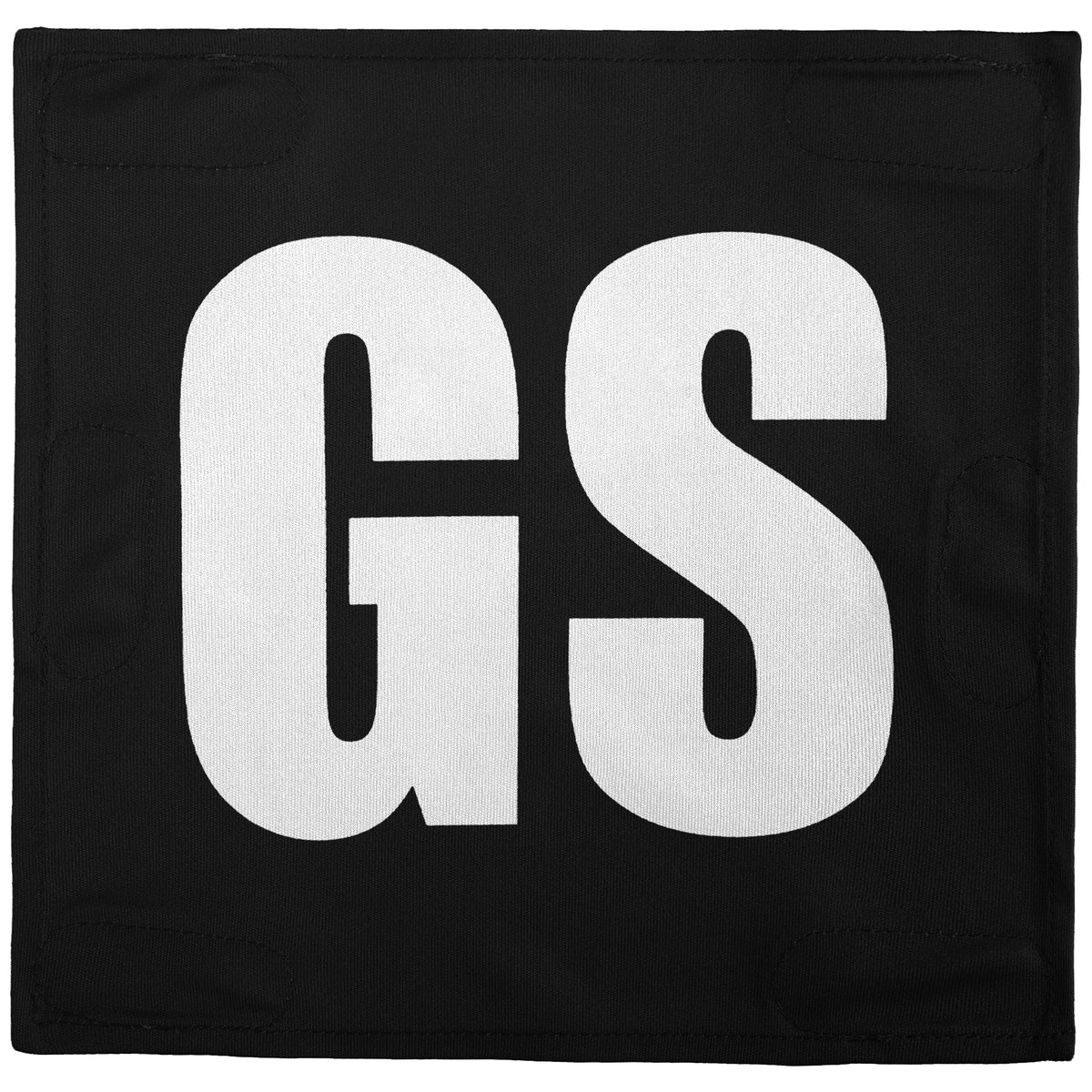 Netball Velcro Patches Set Black &amp; White