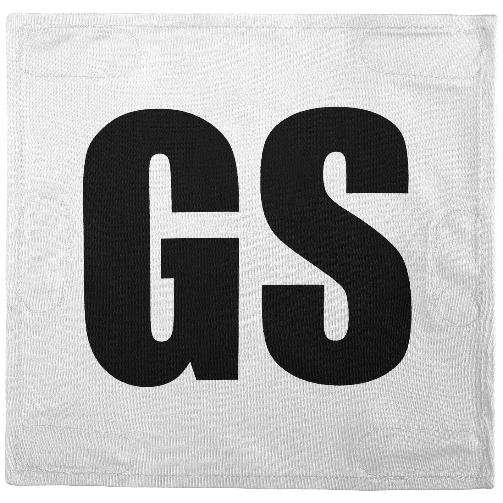 Netball Velcro Patches Set White & Black