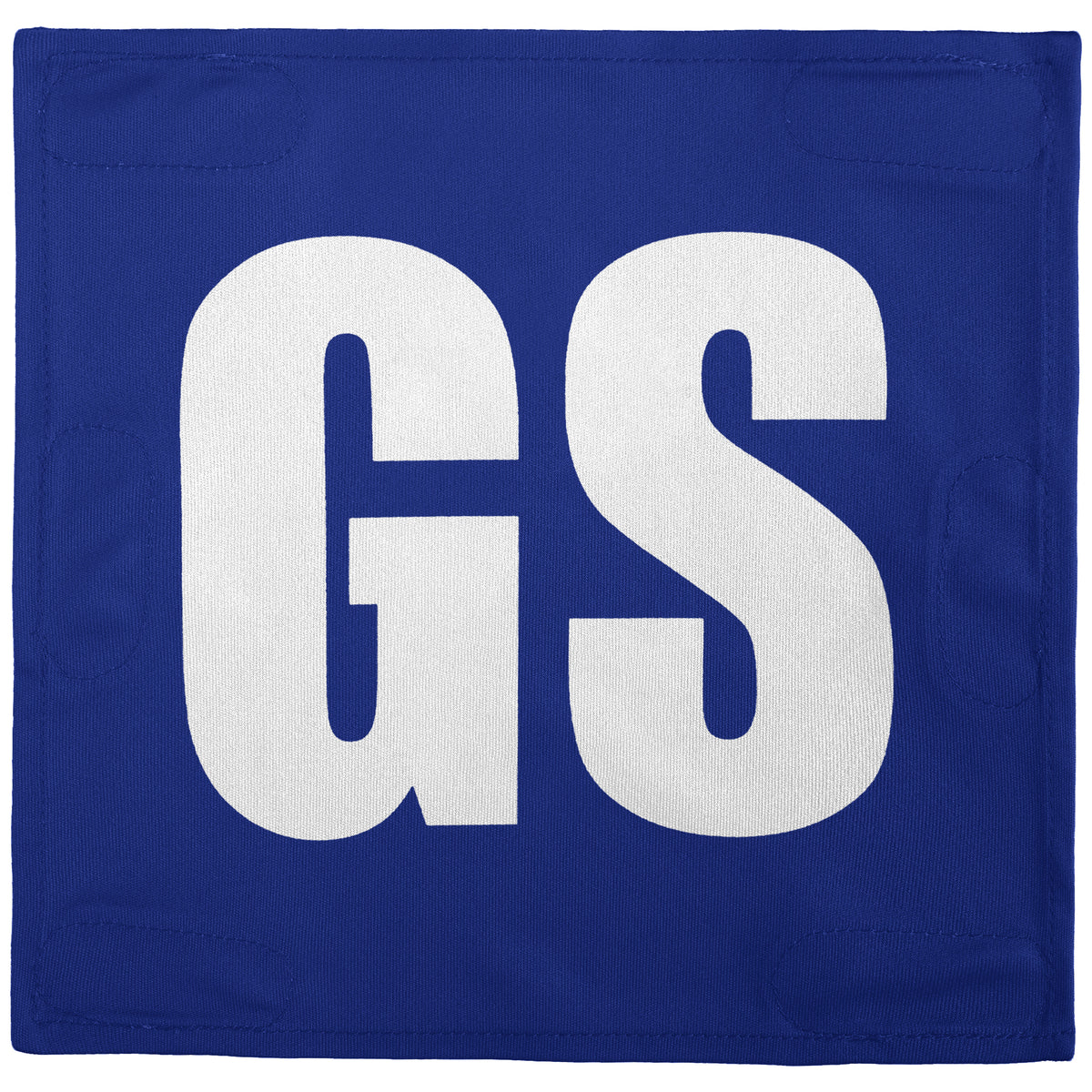 Netball Velcro Patches Set Royal Blue &amp; White