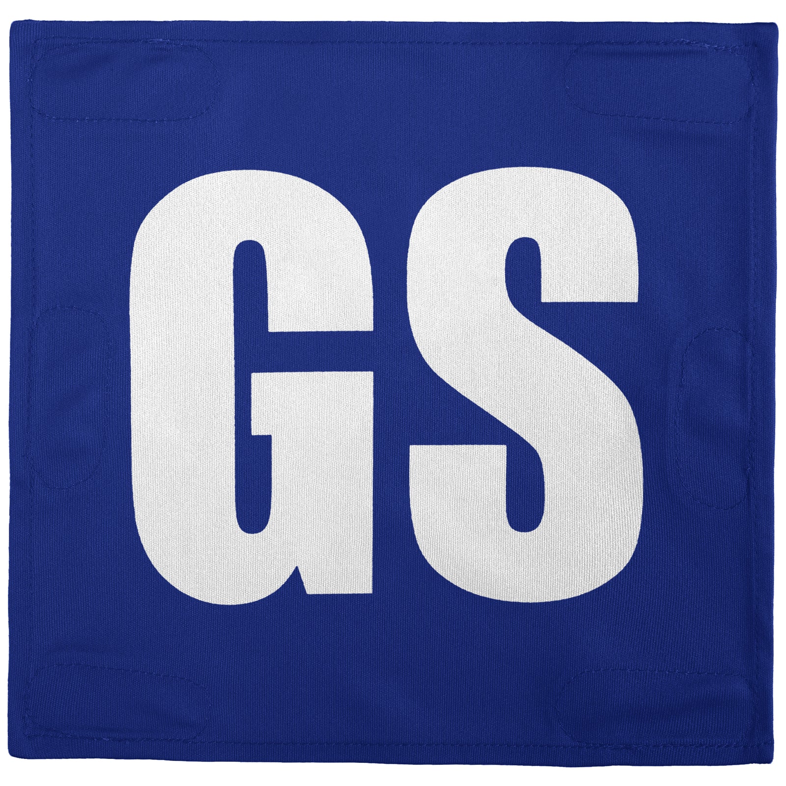 Netball Velcro Patches Set Royal Blue & White