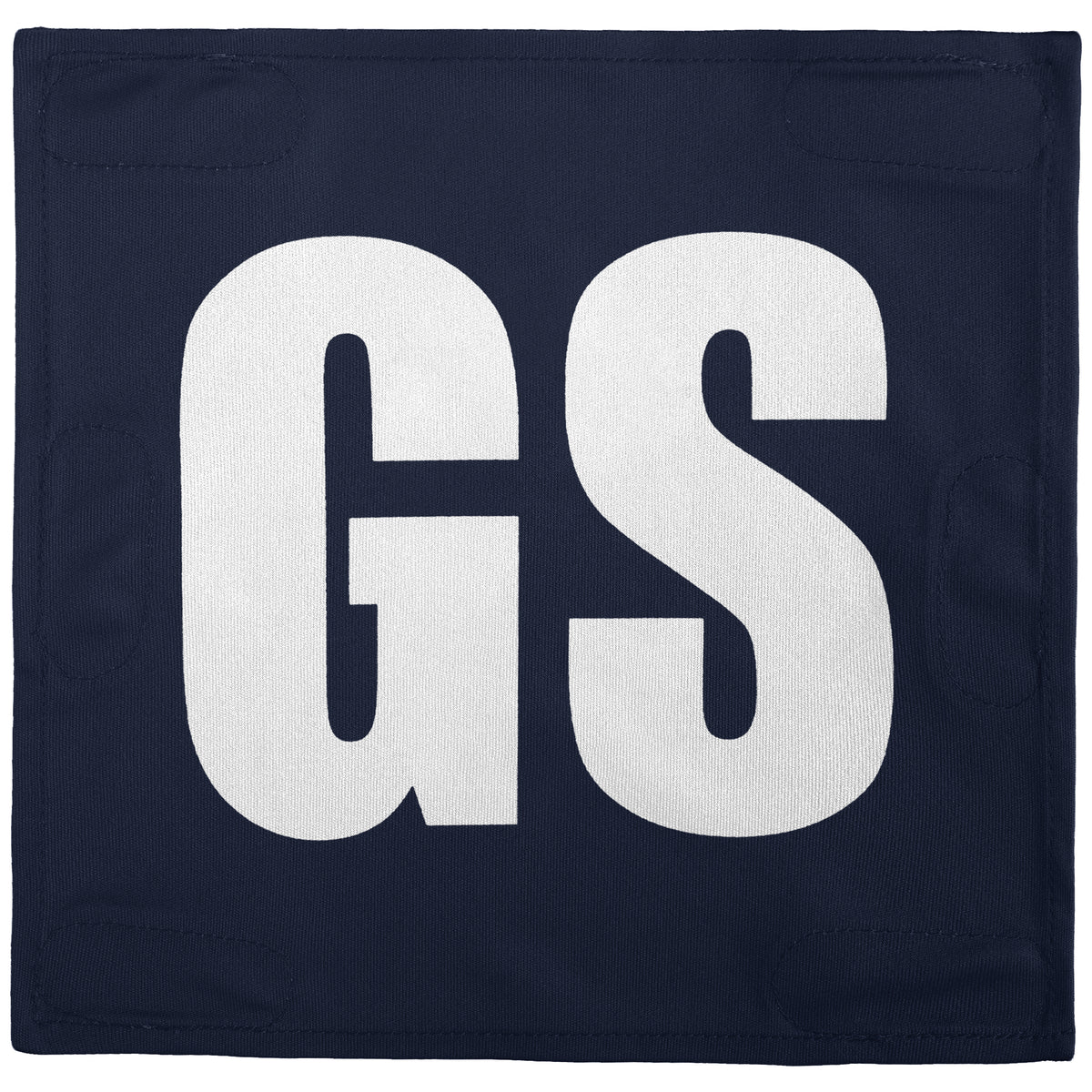 Netball Velcro Patches Set Navy &amp; White