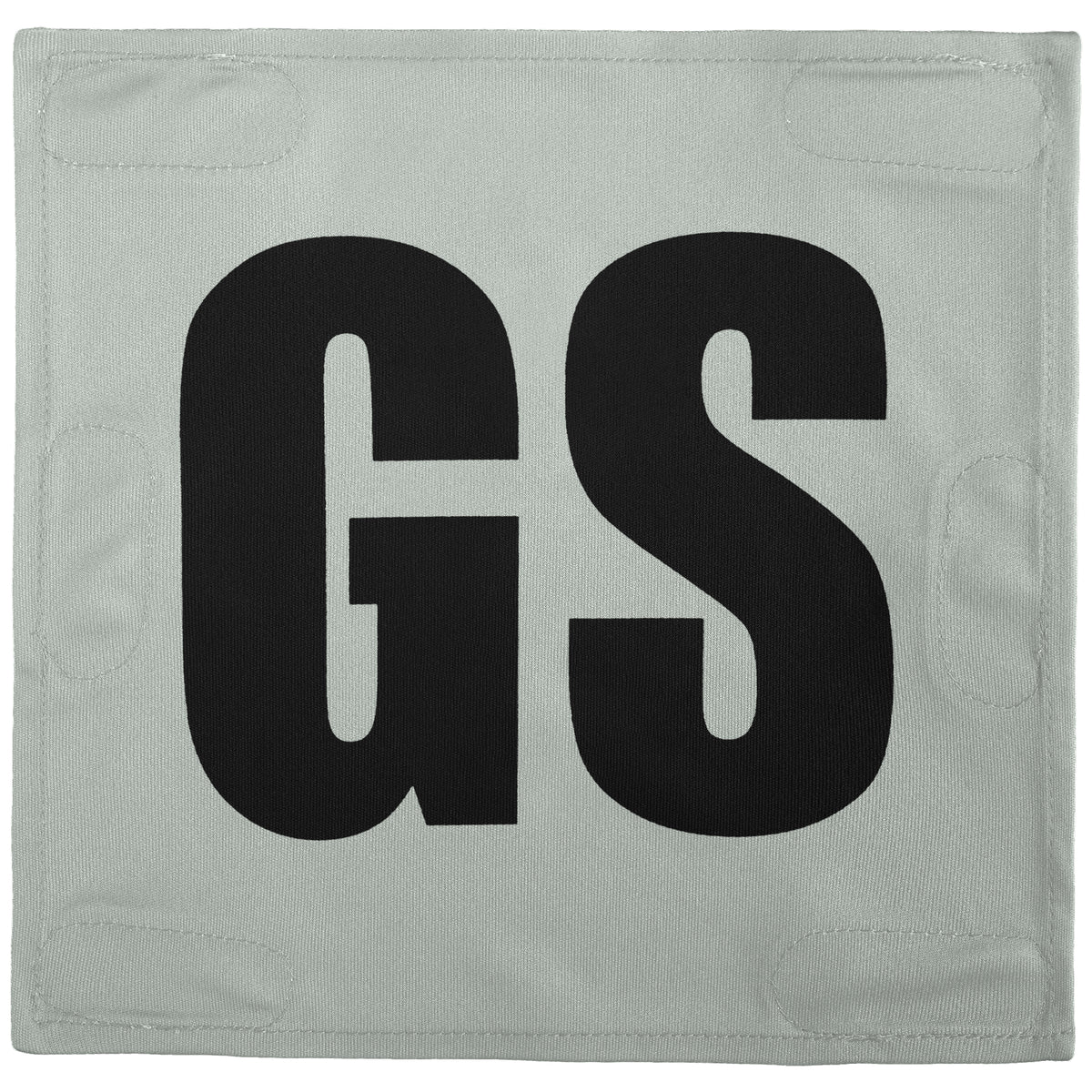 Netball Velcro Patches Set Gray &amp; Black