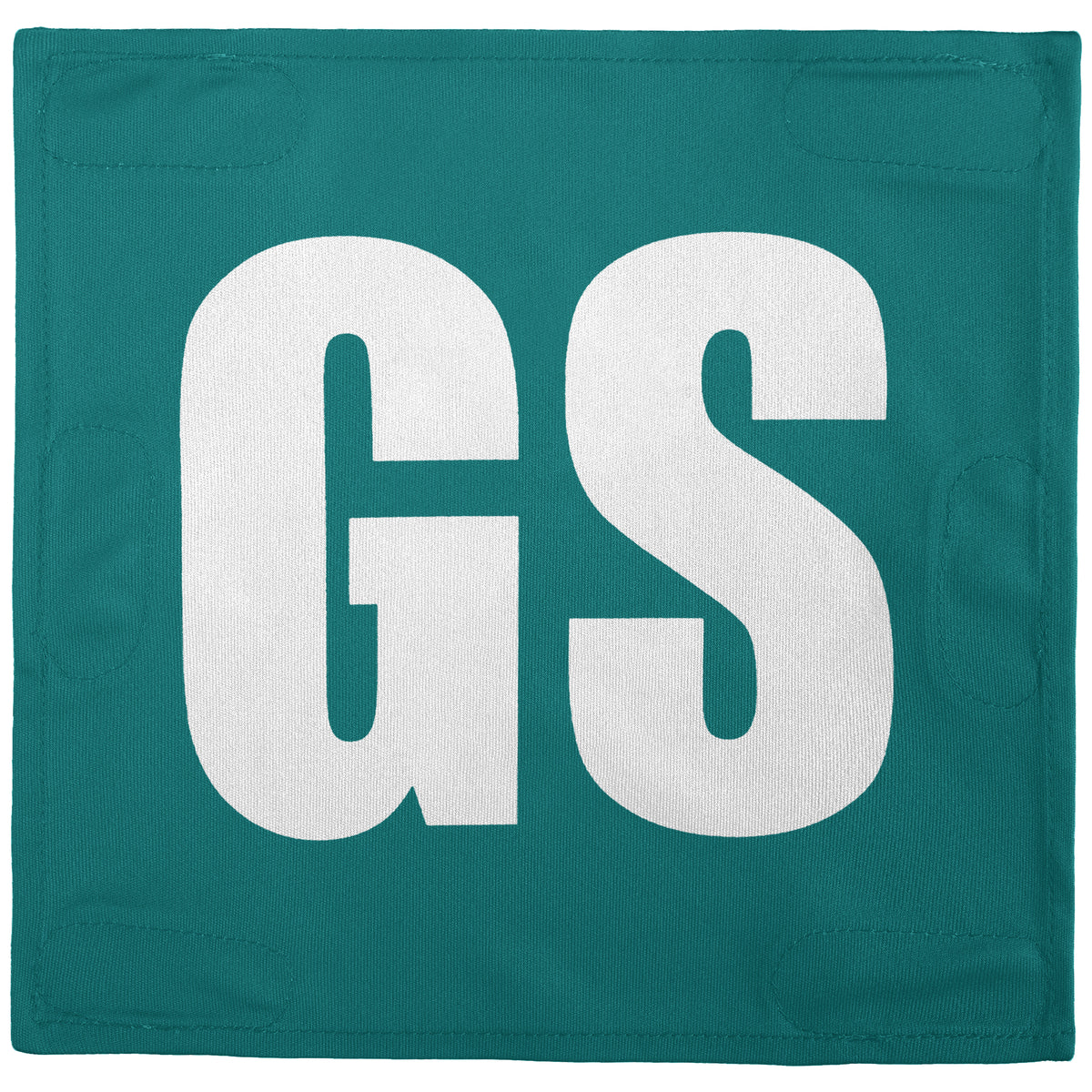 Netball Velcro Patches Set Teal &amp; White