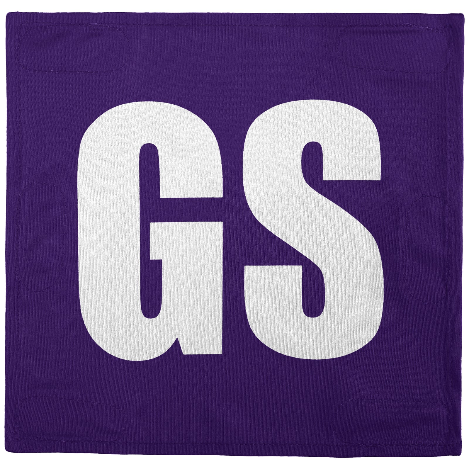 Netball Velcro Patches Set Purple & White