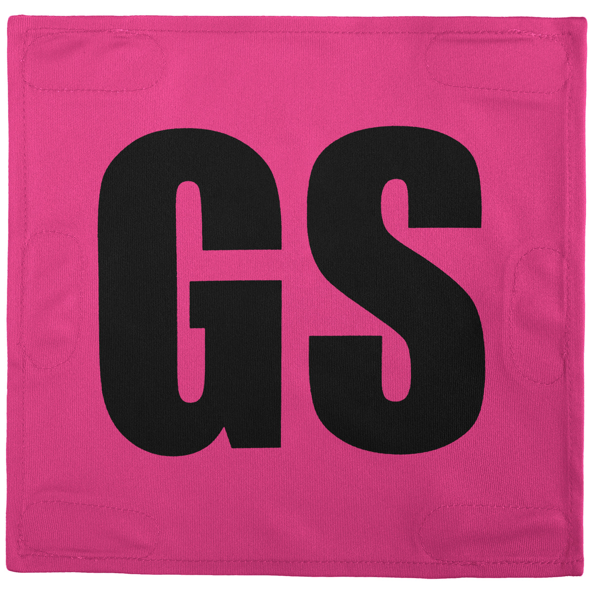 Netball Velcro Patches Set Pink &amp; Black