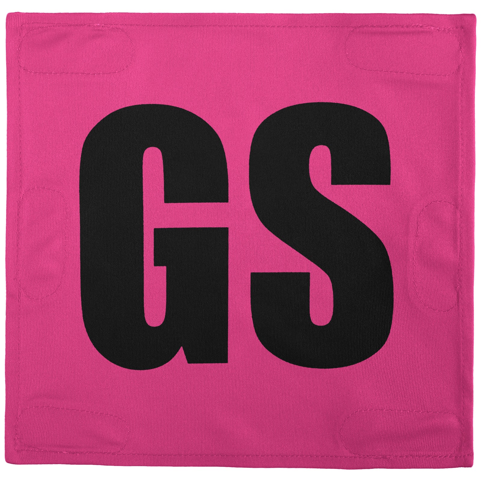 Netball Velcro Patches Set Pink & Black