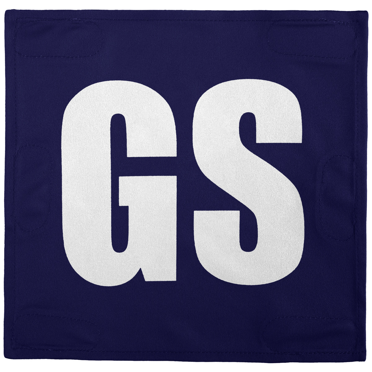 Netball Velcro Patches Set Dark Blue &amp; White