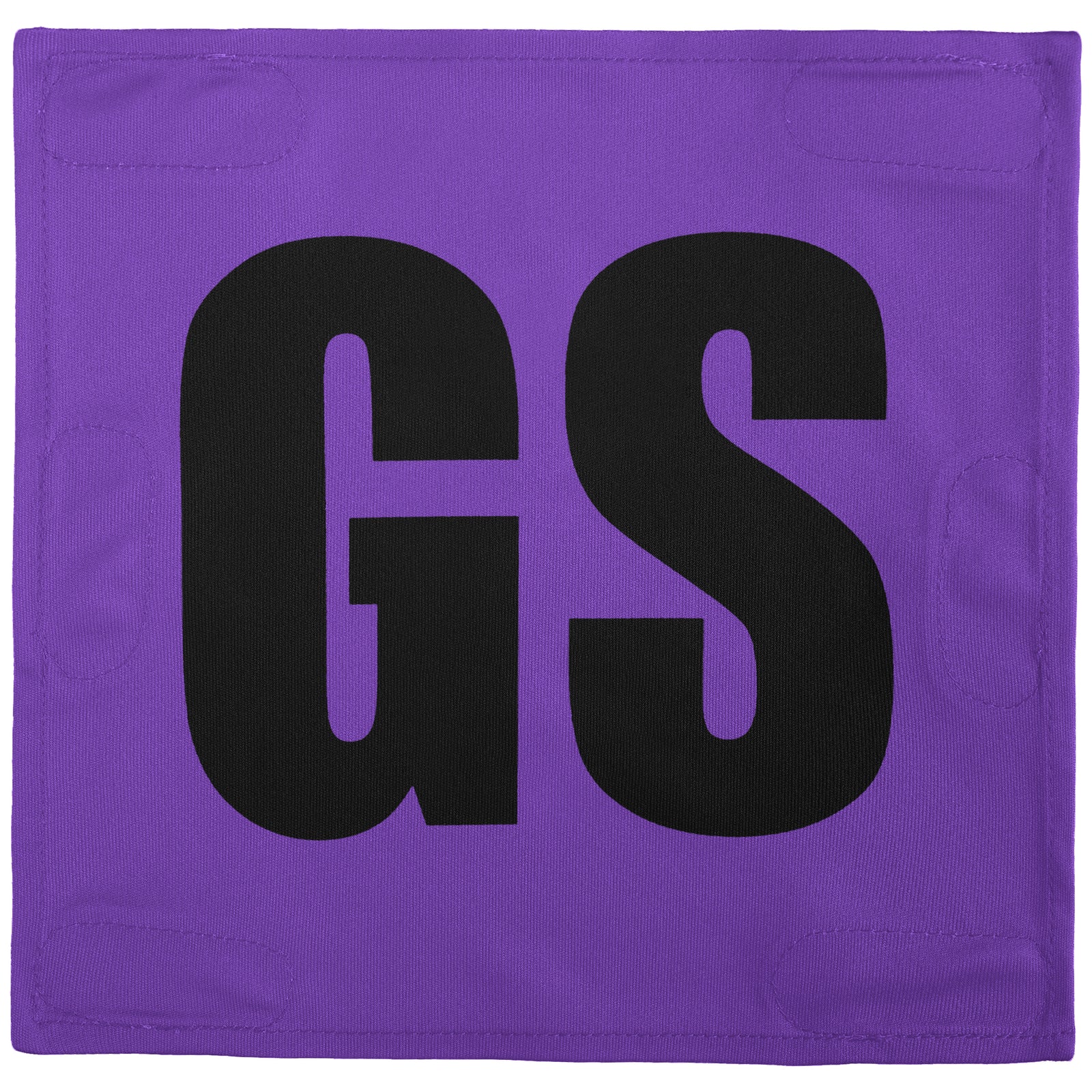 Netball Velcro Patches Set Purple & Black