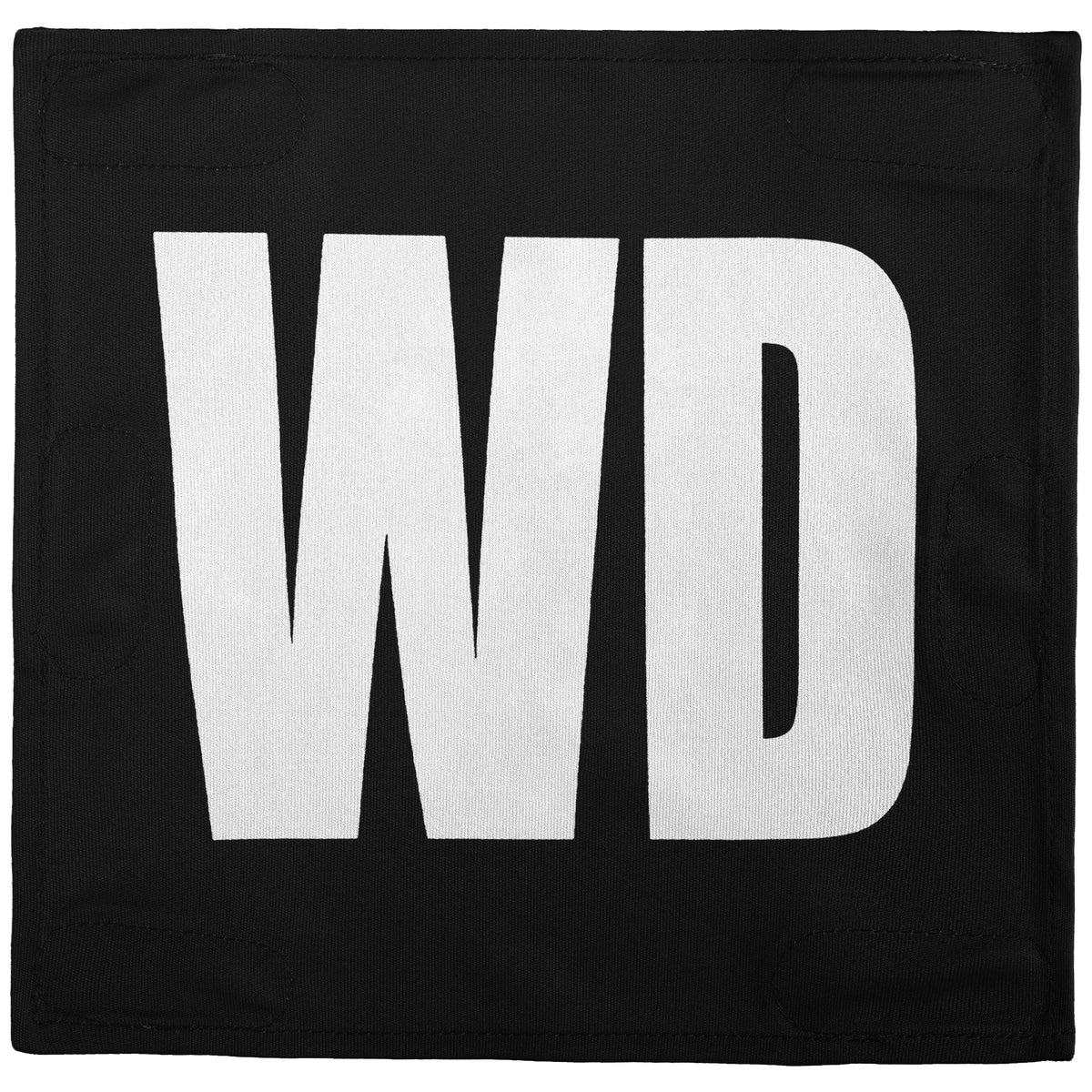 Netball Velcro Patches Set Black &amp; White