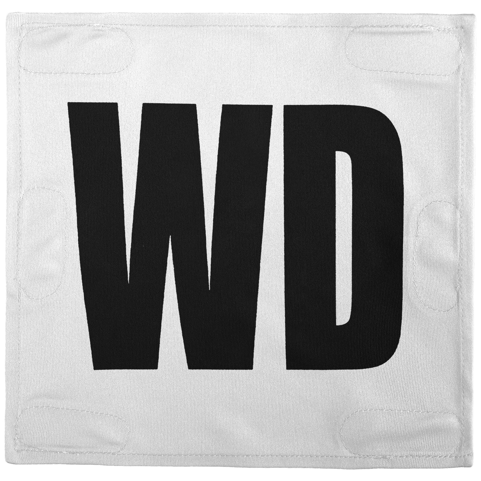 Netball Velcro Patches Set White & Black