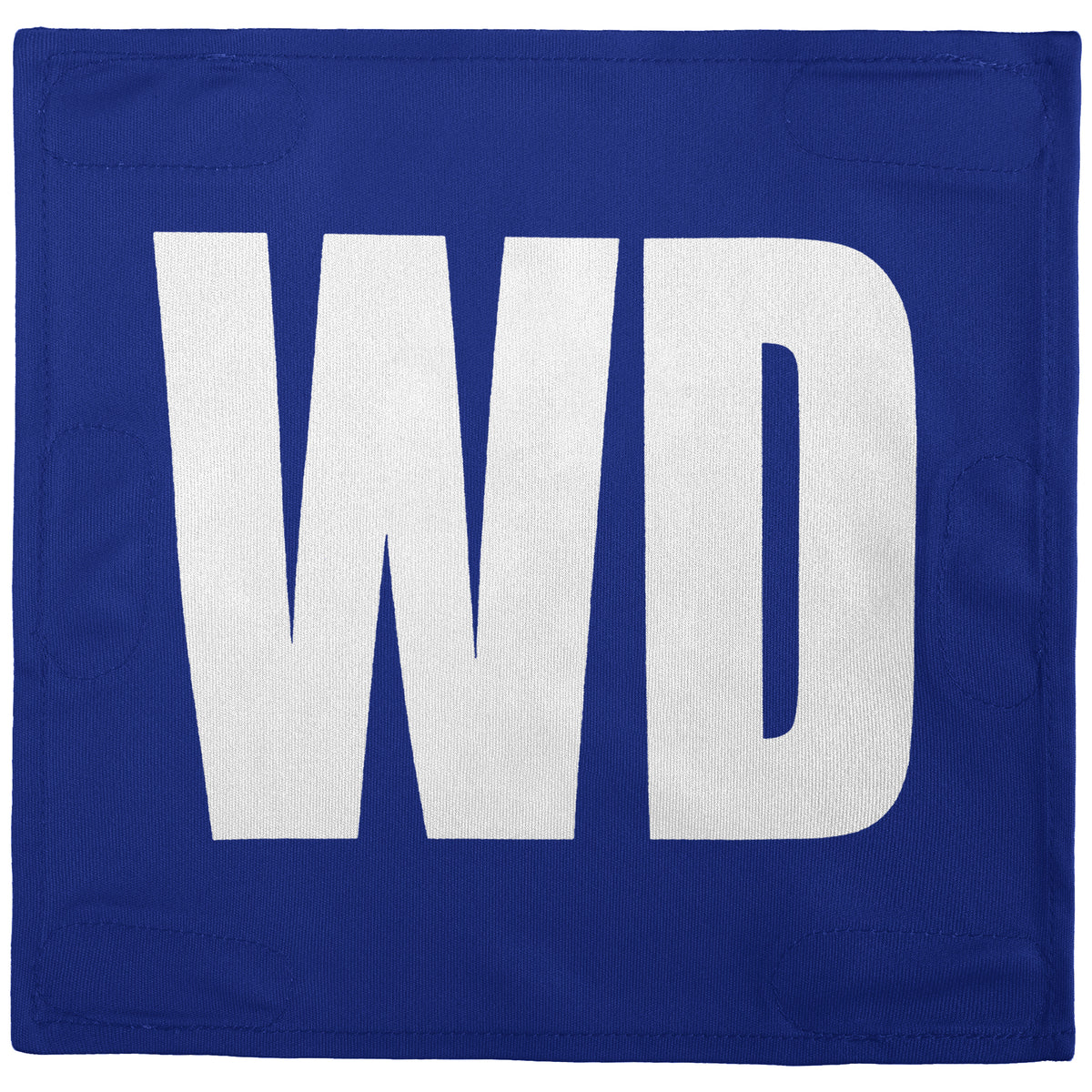 Netball Velcro Patches Set Royal Blue &amp; White