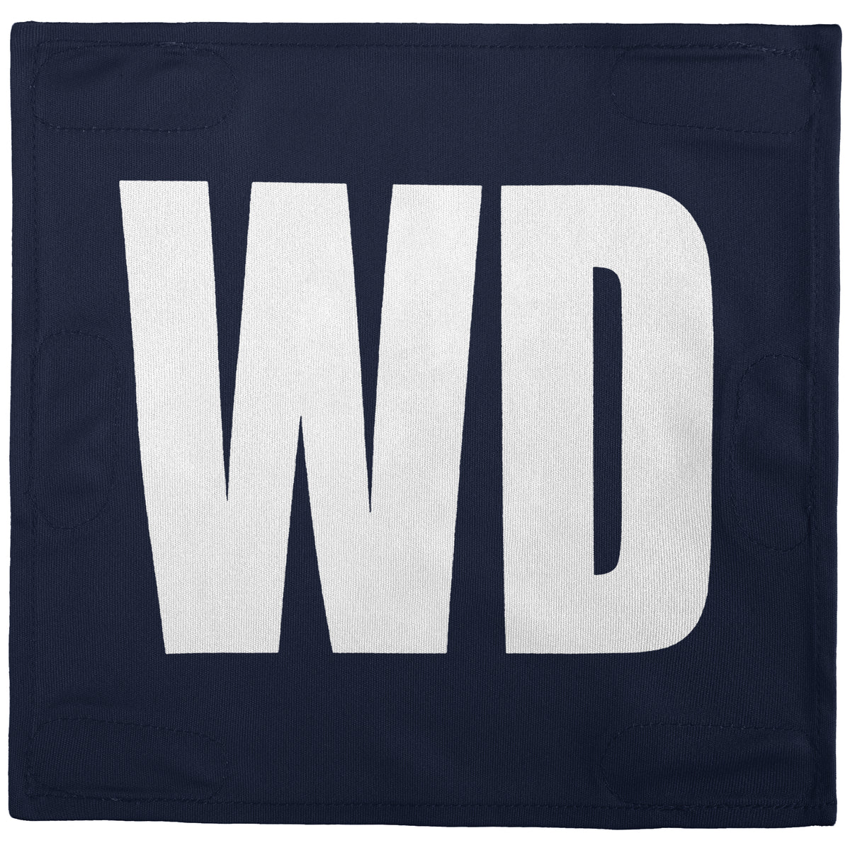 Netball Velcro Patches Set Navy &amp; White