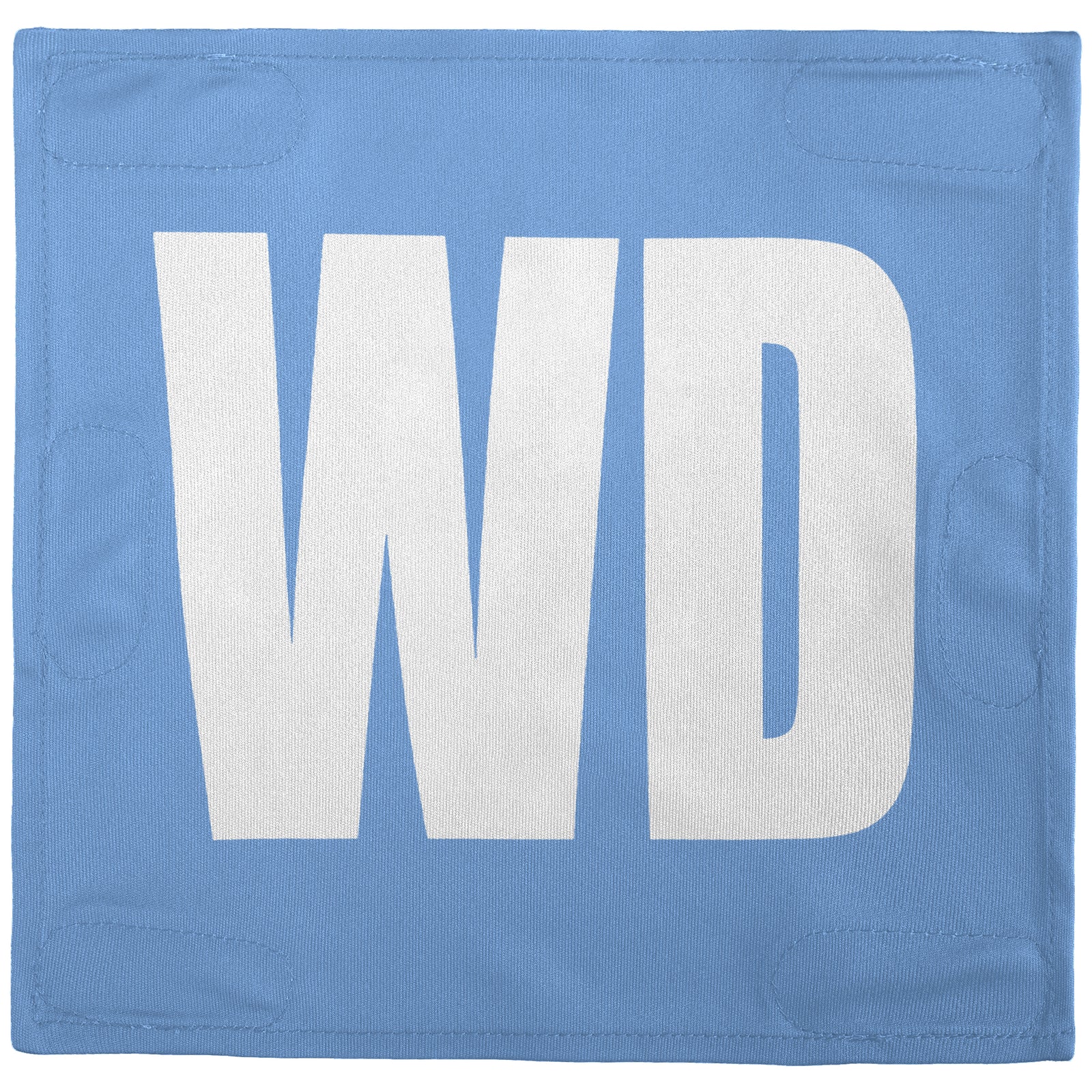 Netball Velcro Patches Set Light Blue & White