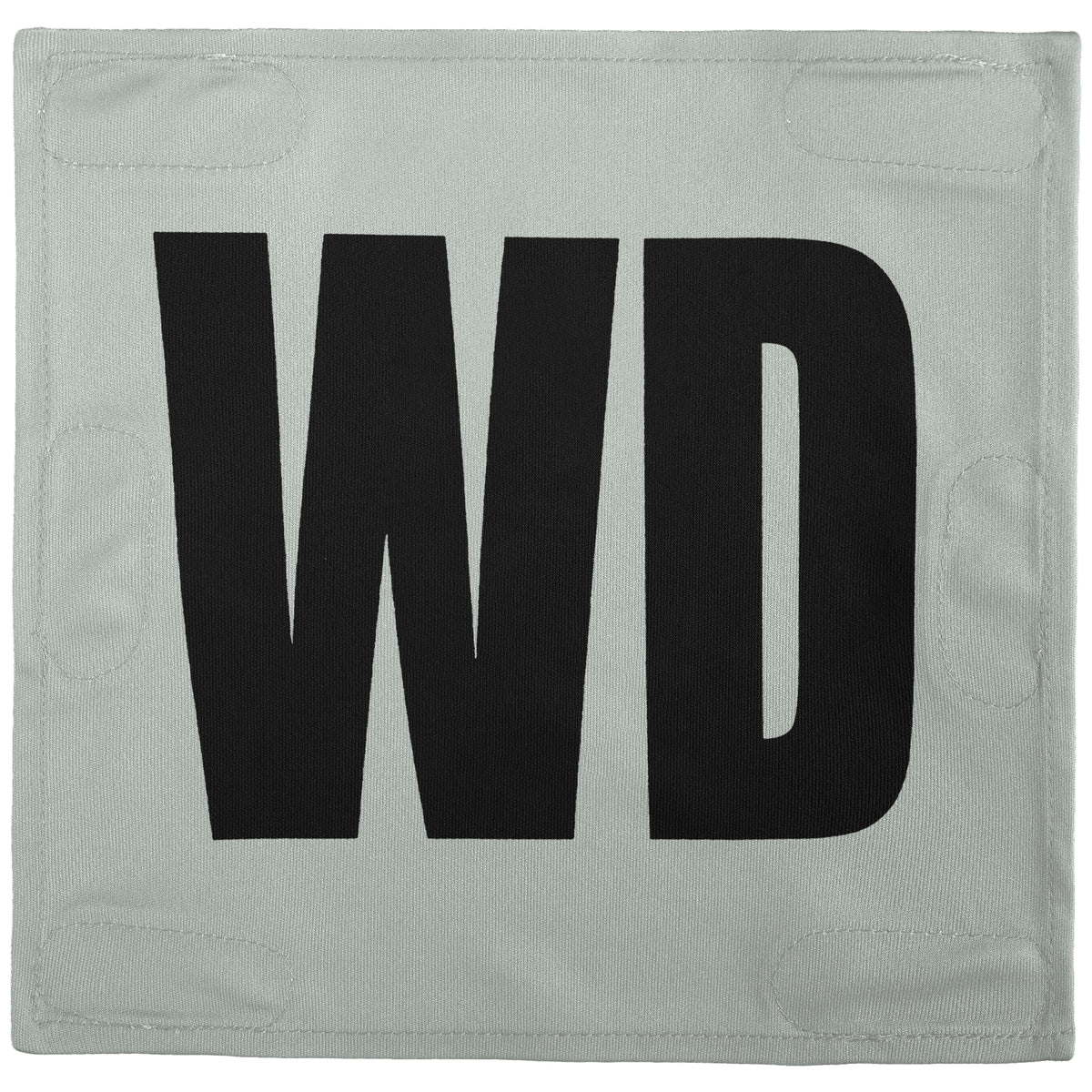 Netball Velcro Patches Set Gray &amp; Black