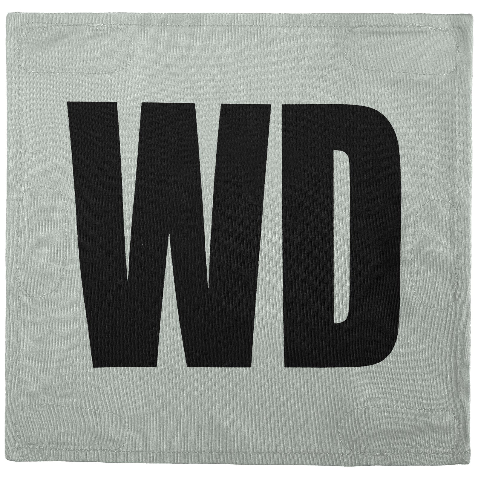Netball Velcro Patches Set Gray & Black