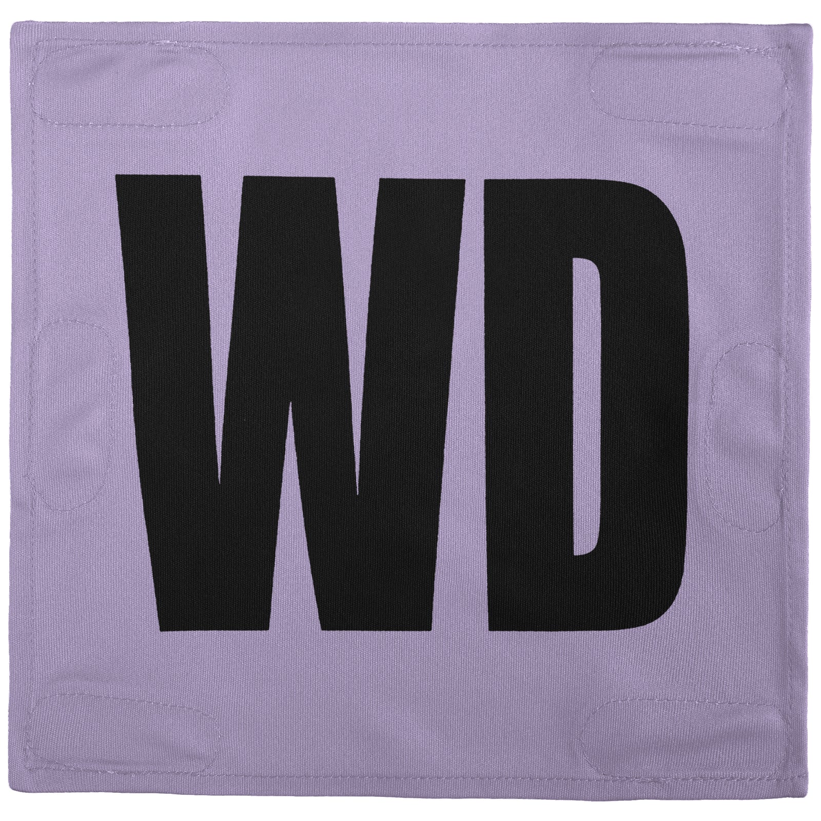 Netball Velcro Patches Set Light Purple & Black