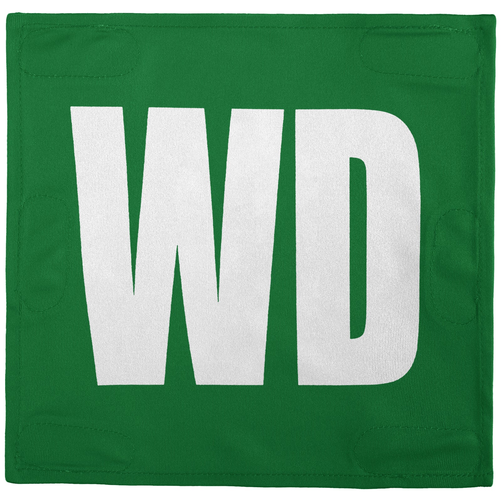Netball Velcro Patches Set Kelly Green & White