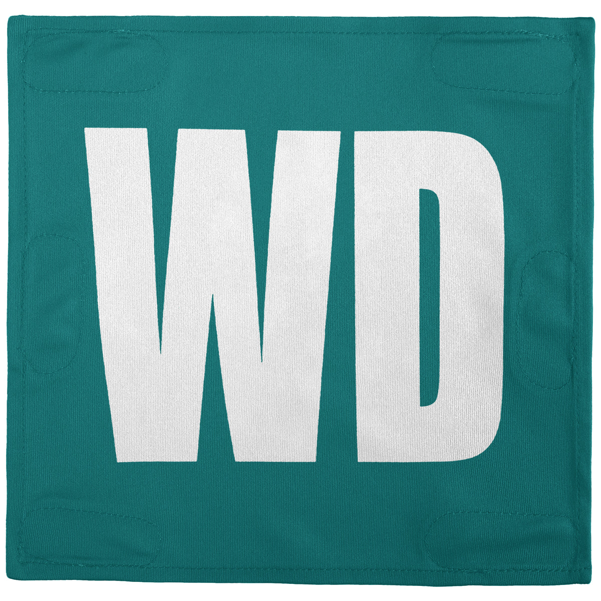 Netball Velcro Patches Set Teal &amp; White