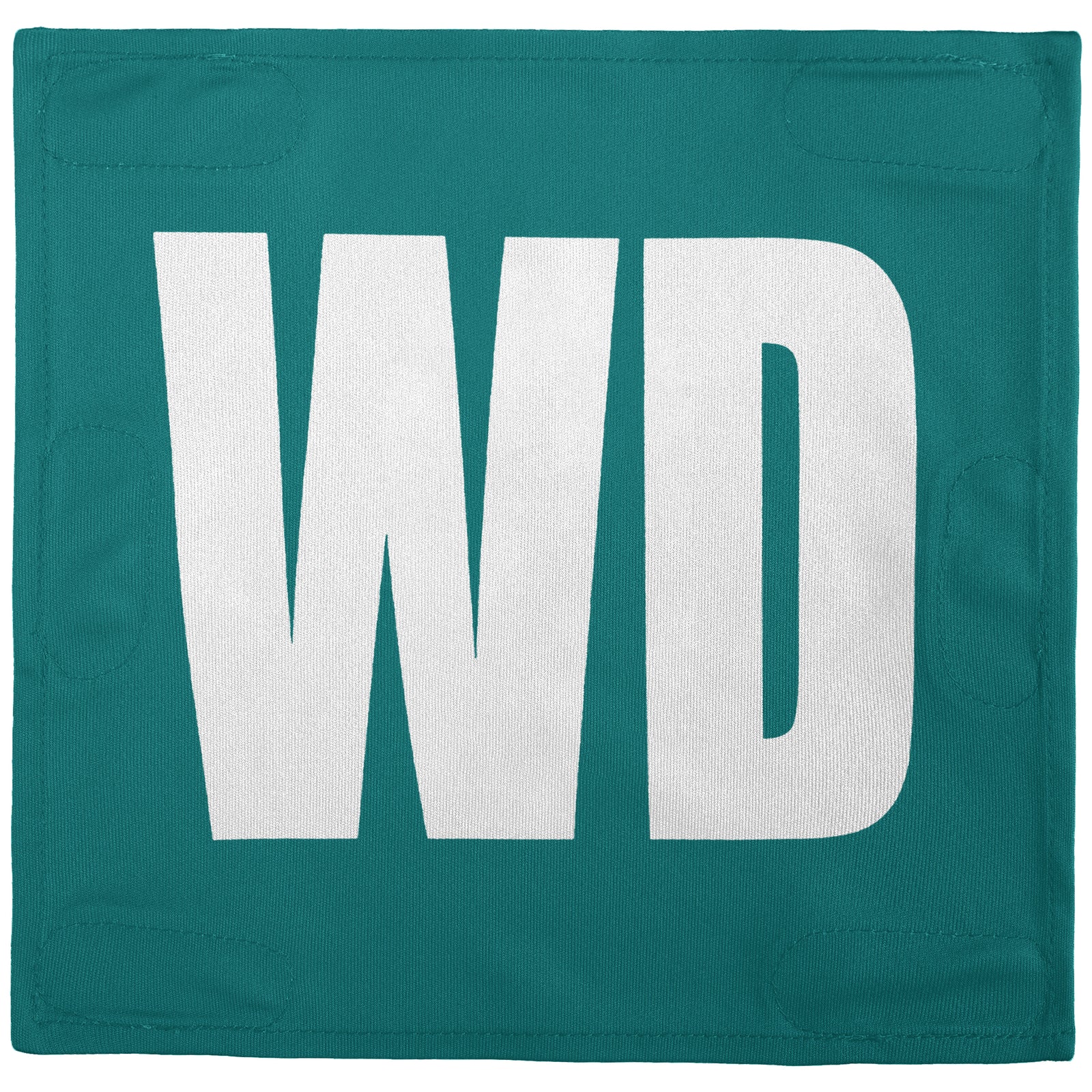 Netball Velcro Patches Set Teal & White