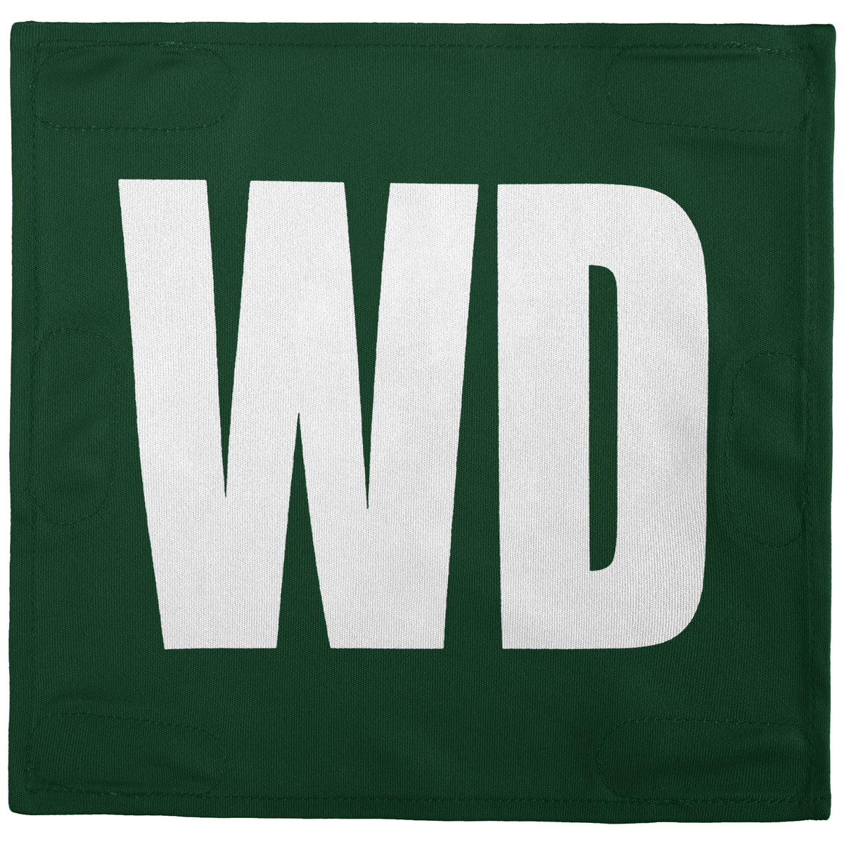 Netball Velcro Patches Set Green &amp; White