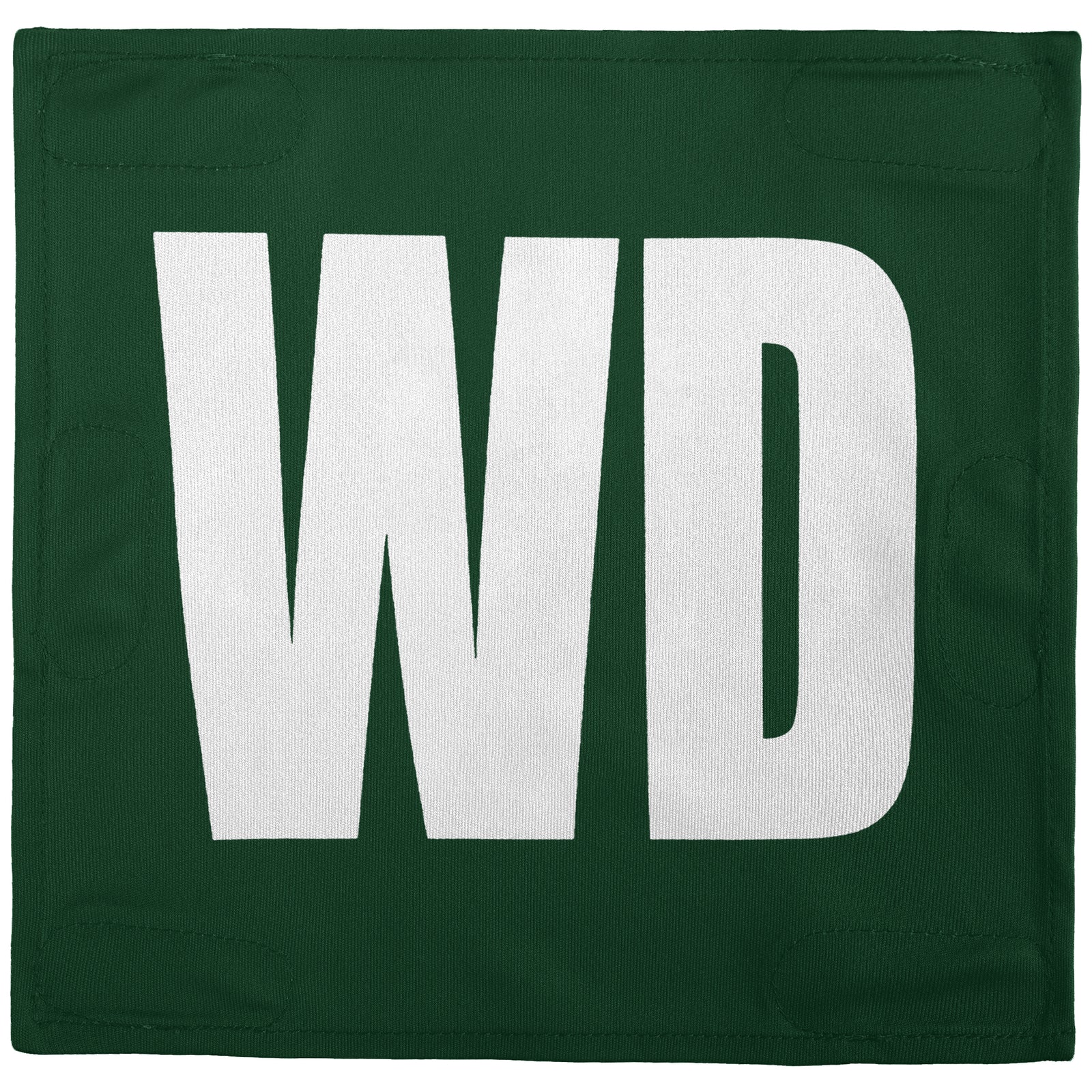 Netball Velcro Patches Set Green & White